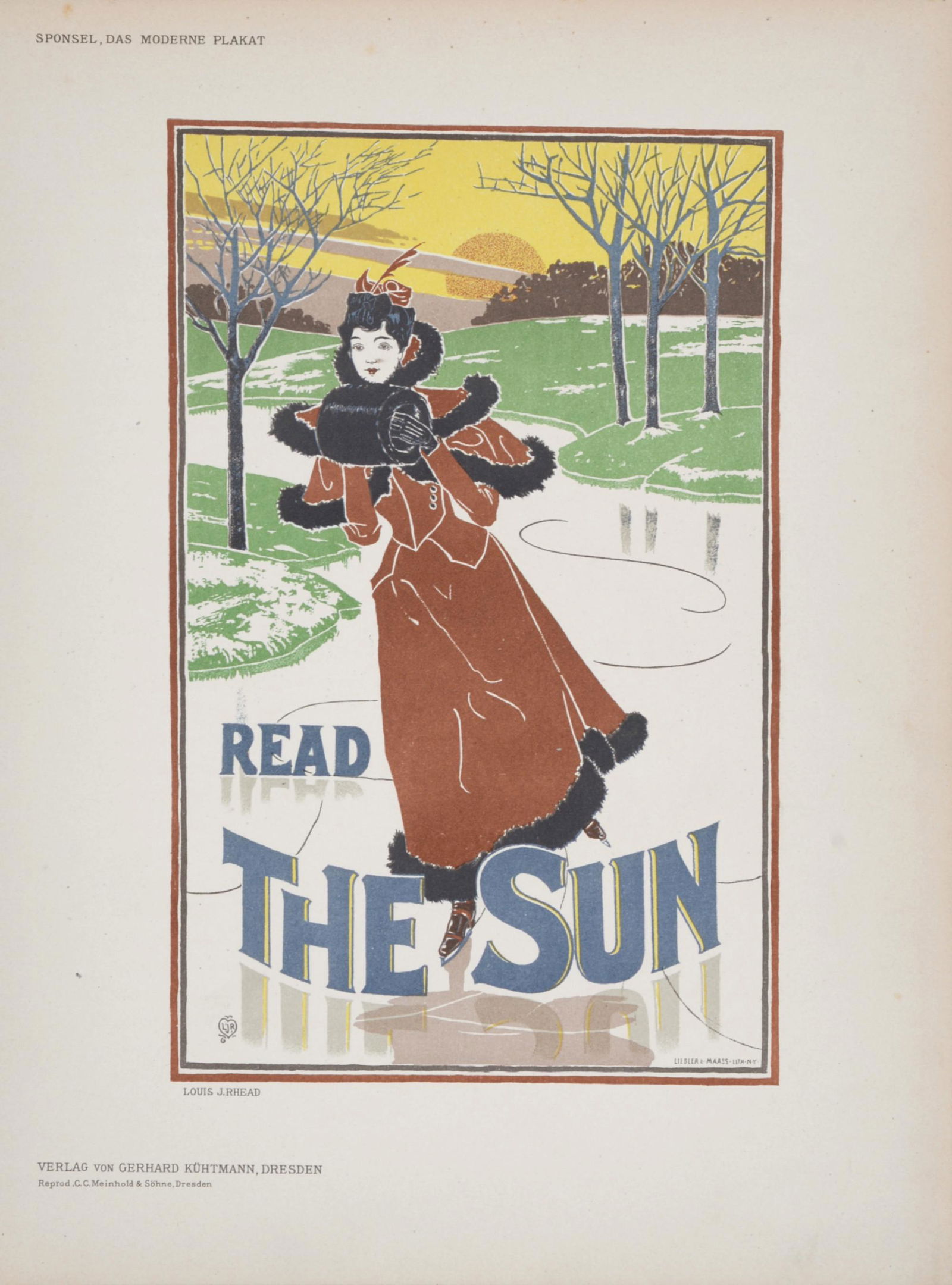Rhead - Moderne Plakat: Read the Sun, 1897 (1 of 5)