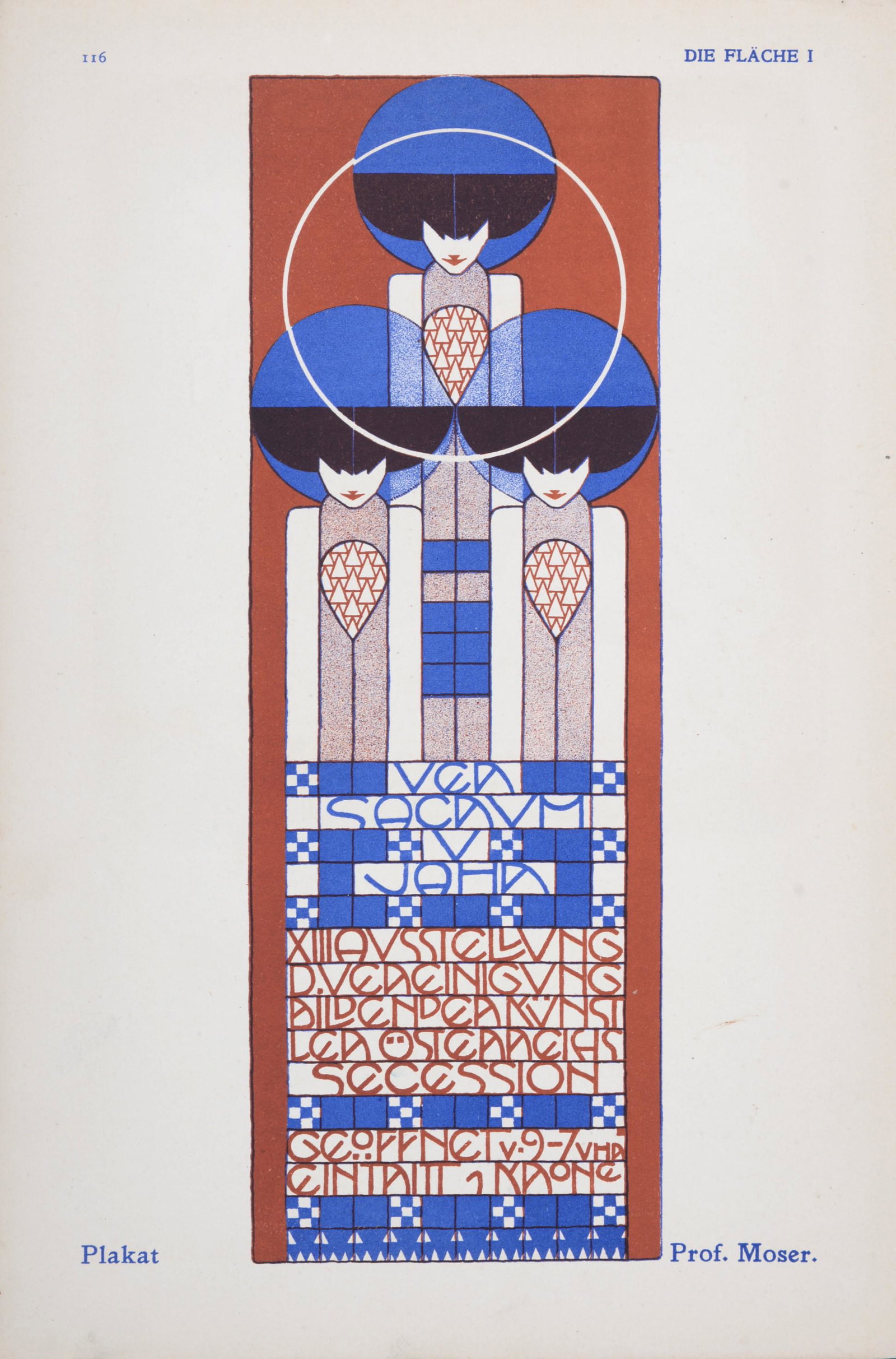 Koloman Moser - Die Flache, c. 1902 - SCARCE! (1 of 4)