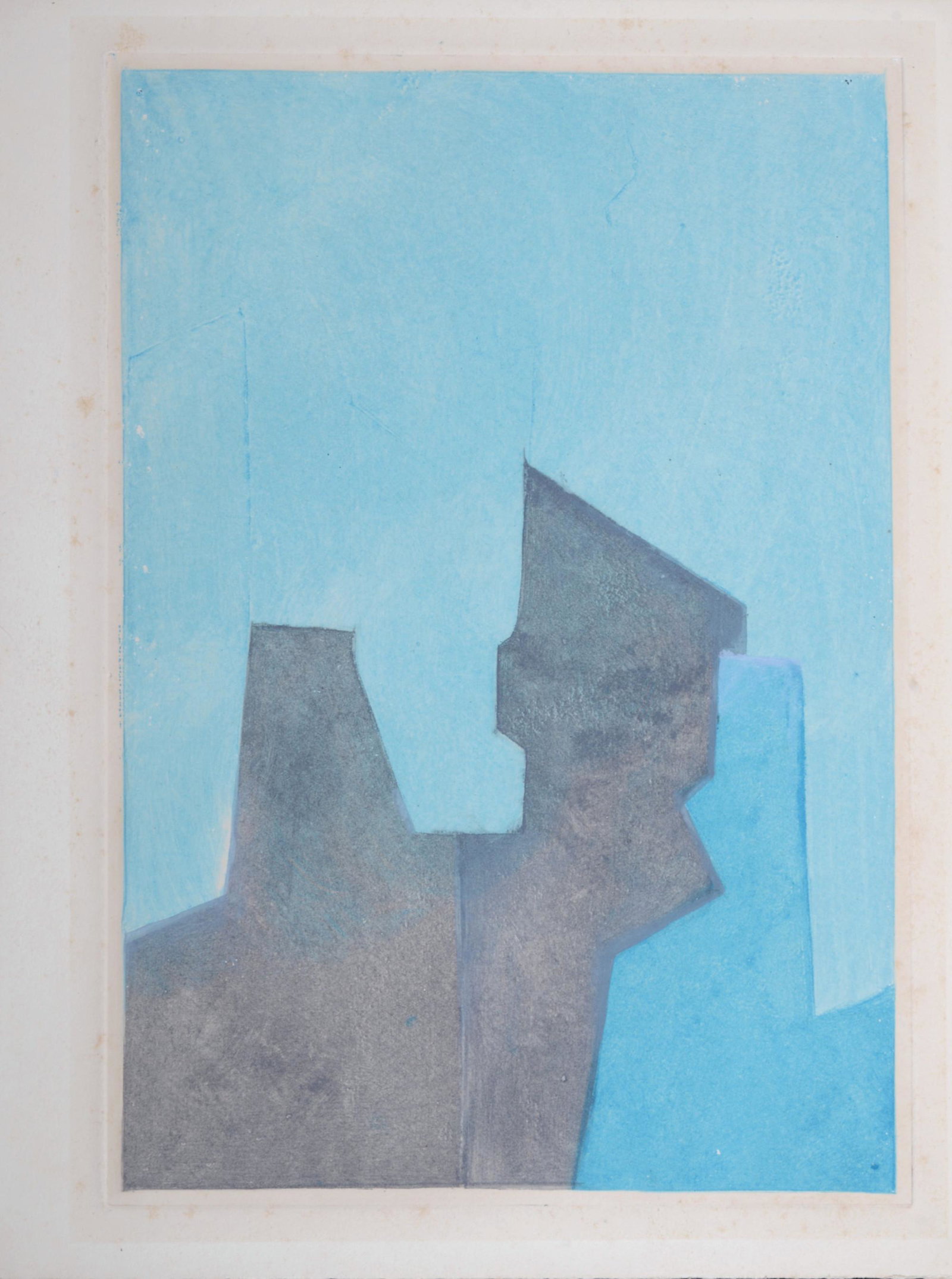 Poliakoff - Composition bleue Parmenide (D) 1964 (1 of 5)