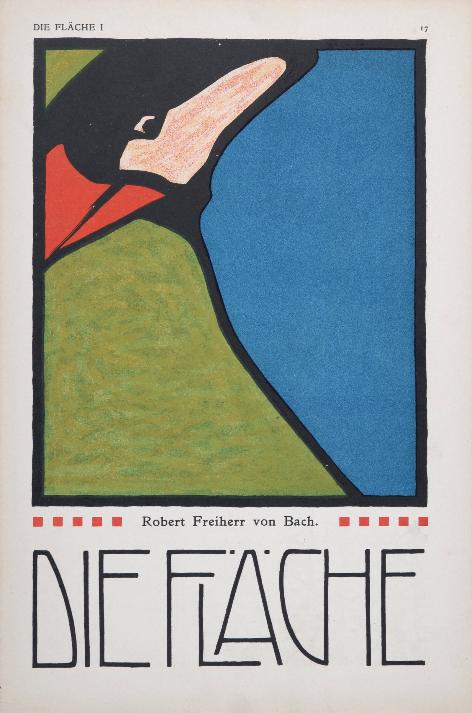 R. Freiherr von Bach - Die Flache, c.1902 Scarce! (1 of 5)