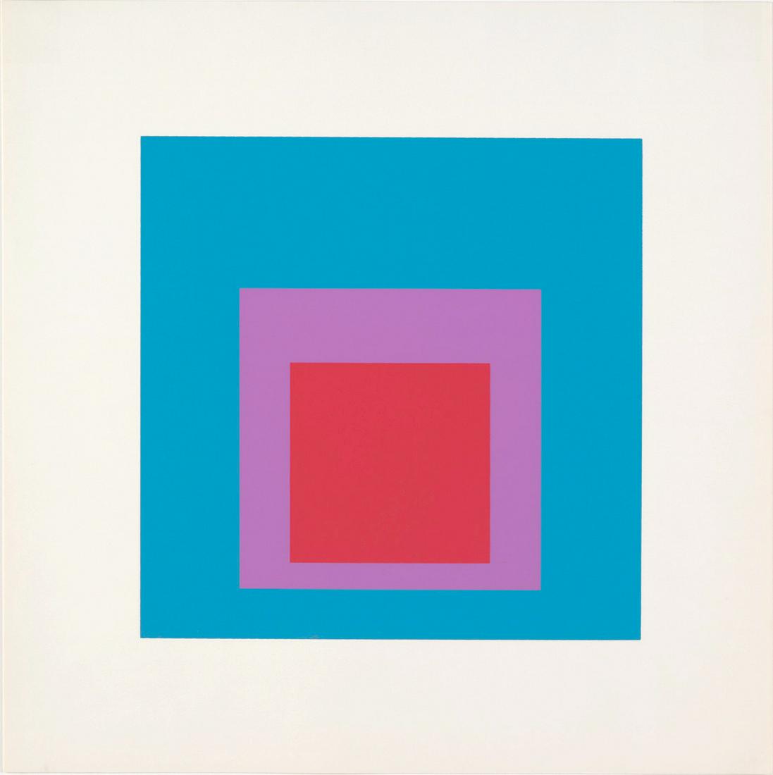 Homage to the Square 10 Works by Albers #VI 1962 (1 of 6)