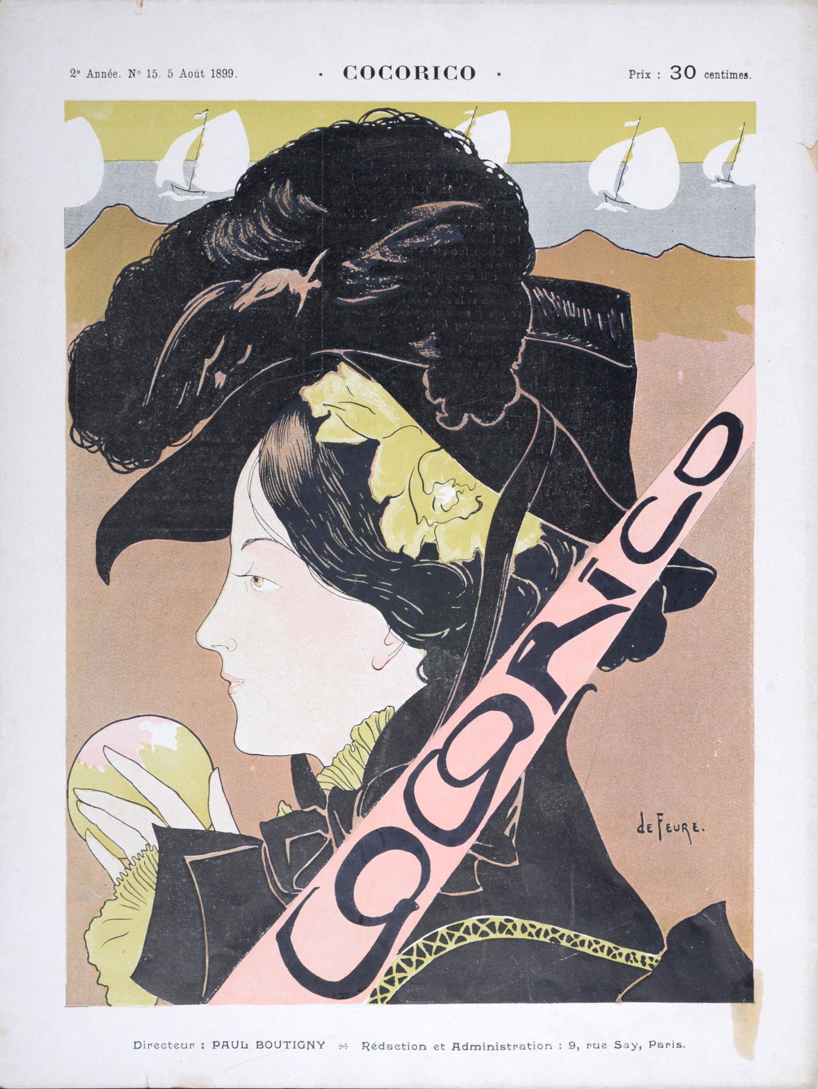 Georges De Feure - Cocorico, 1899 (1 of 6)