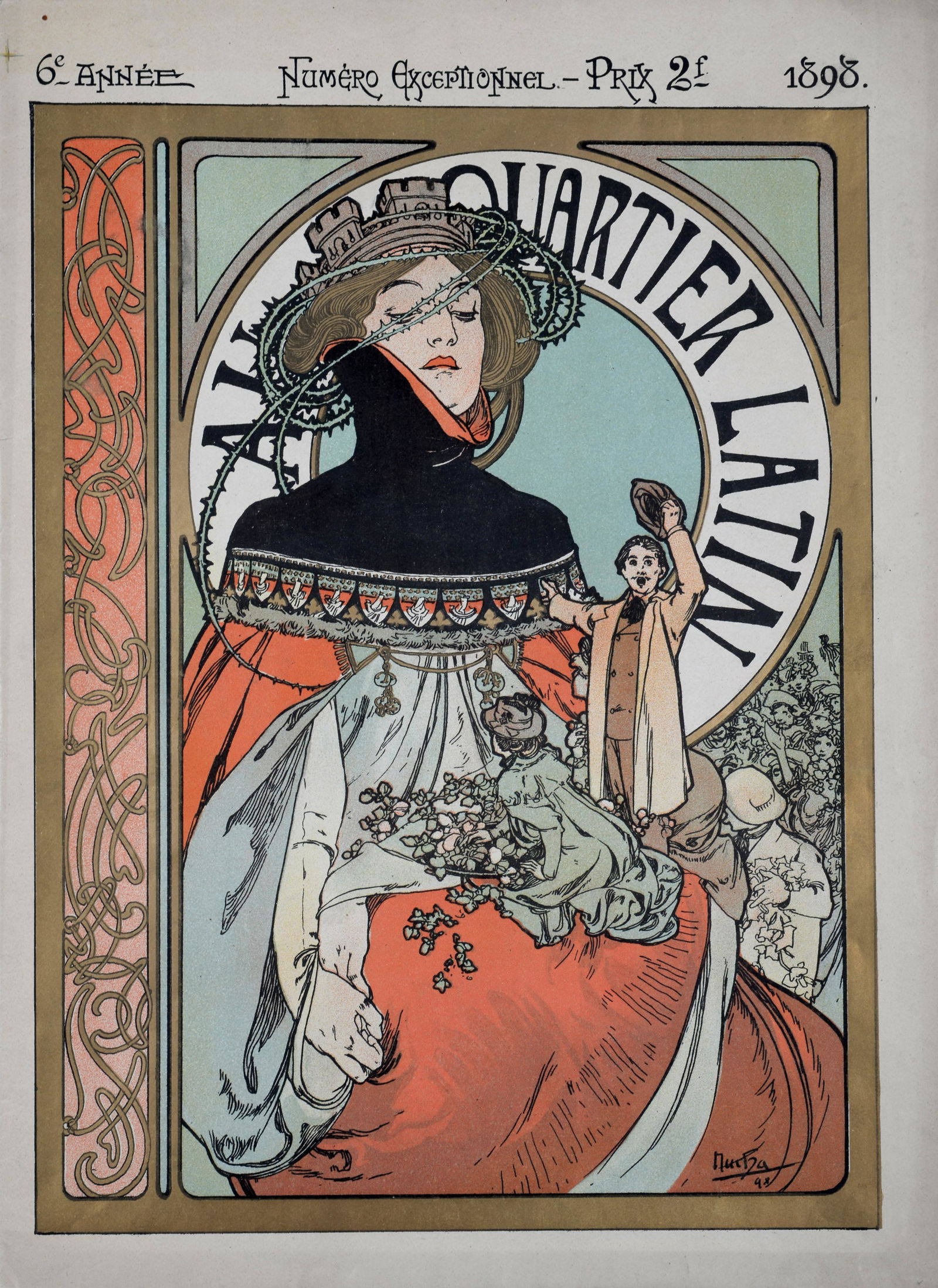 Mucha Au Quartier Latin, 1898 Complete magazine (1 of 5)