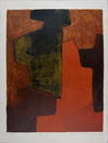 Poliakoff - Composition orange et verte, 1964