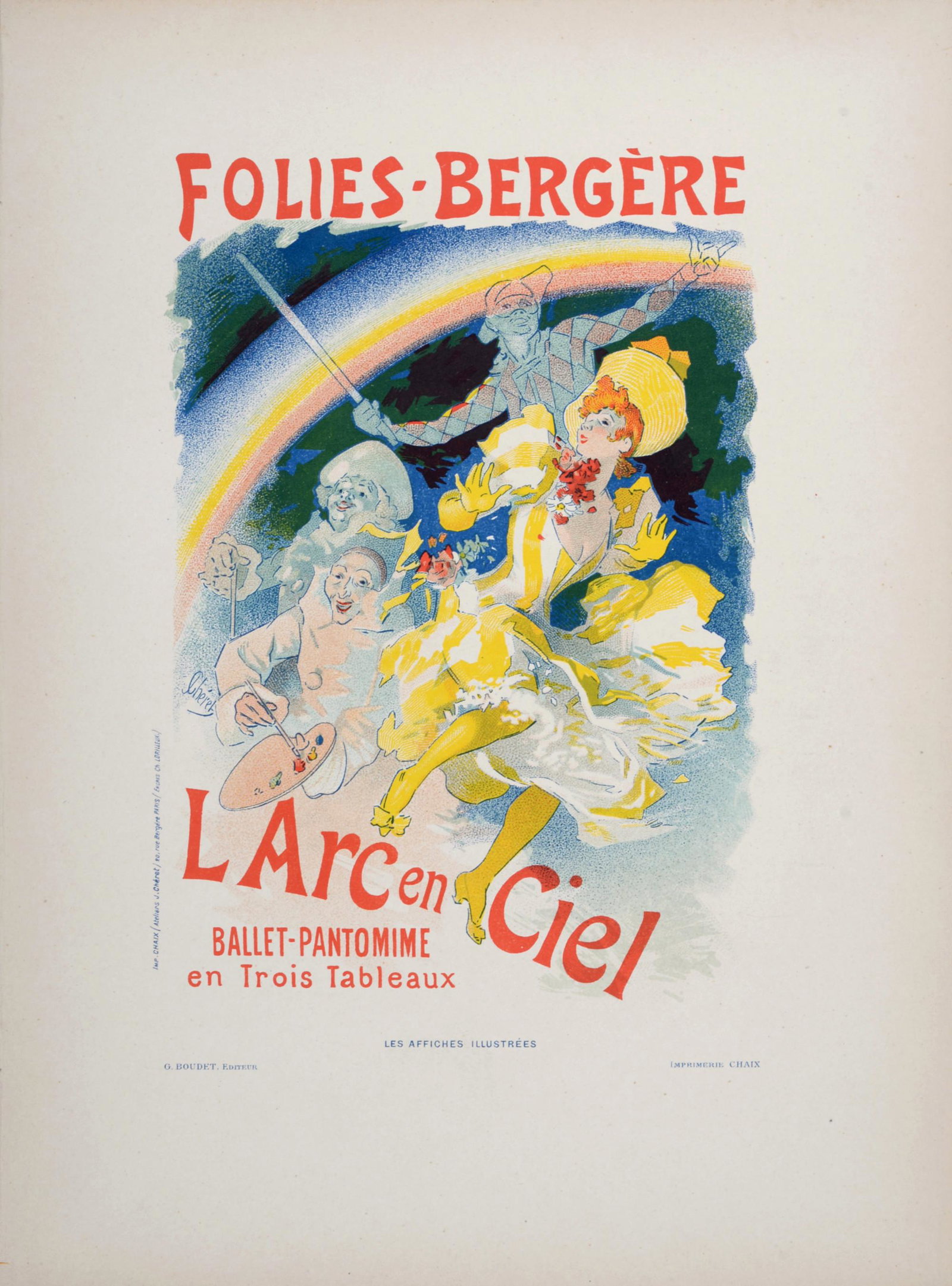 Cheret - Folies-Bergere: Arc-en-Ciel, 1896 (1 of 5)