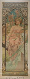 Mucha - Times of the Day : Eveil du Matin, 1899