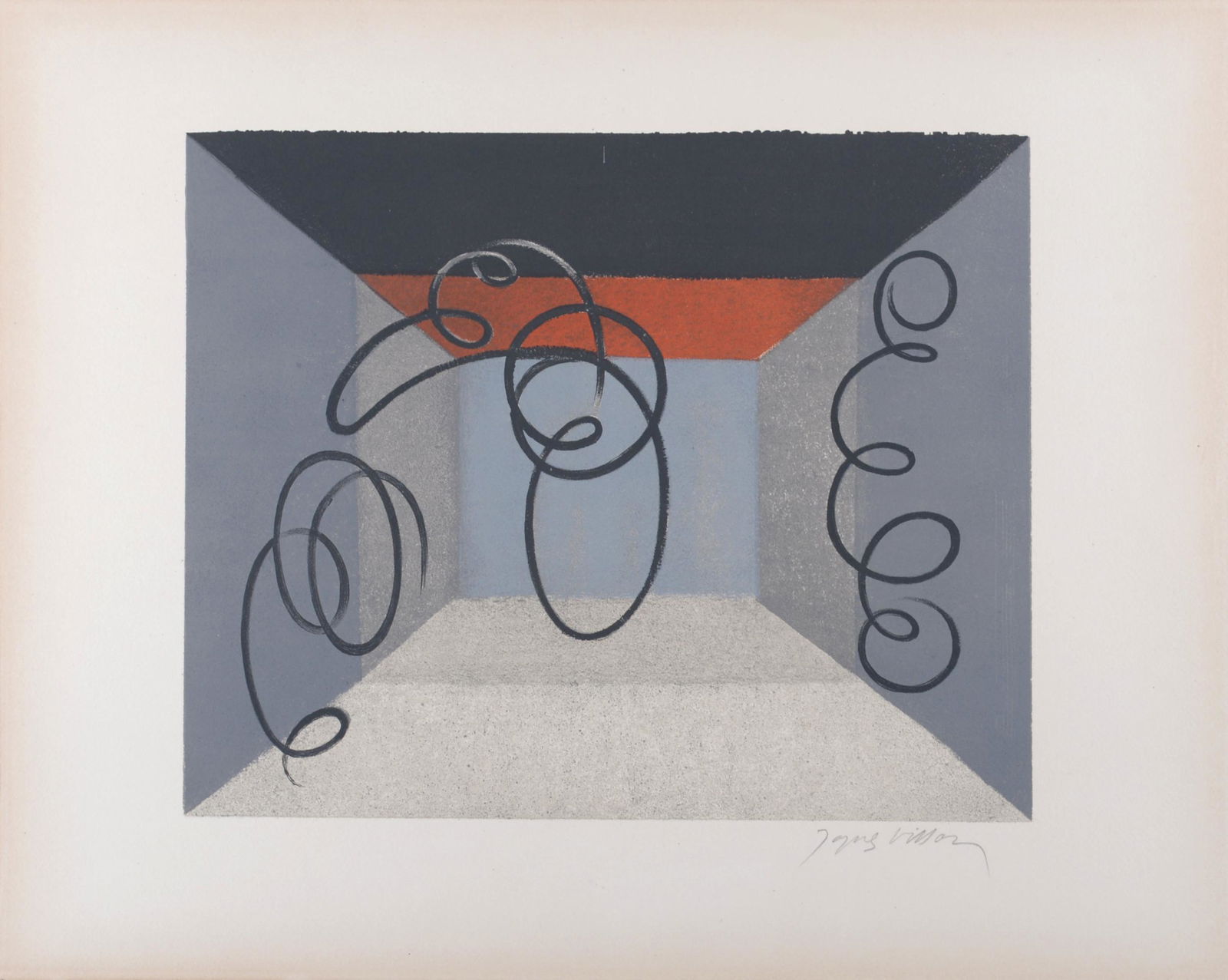Jacques Villon - Le Theatre, 1962 (1 of 6)