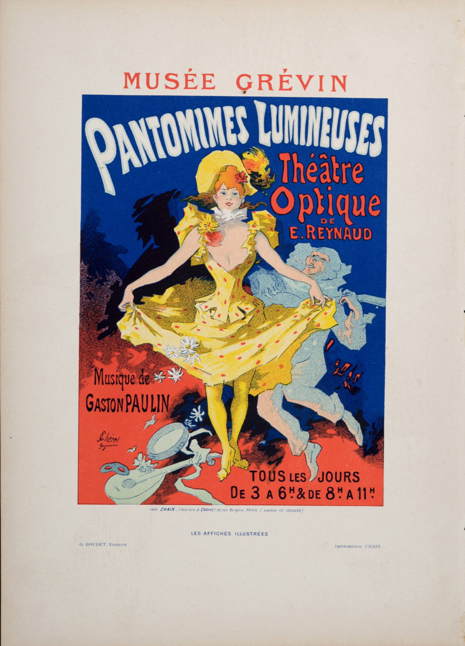 Cheret - Musee Grevin: Pantomines, 1896 (1 of 5)