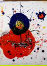 Sam Francis Where My Red Tomato, 1964 Handsigned