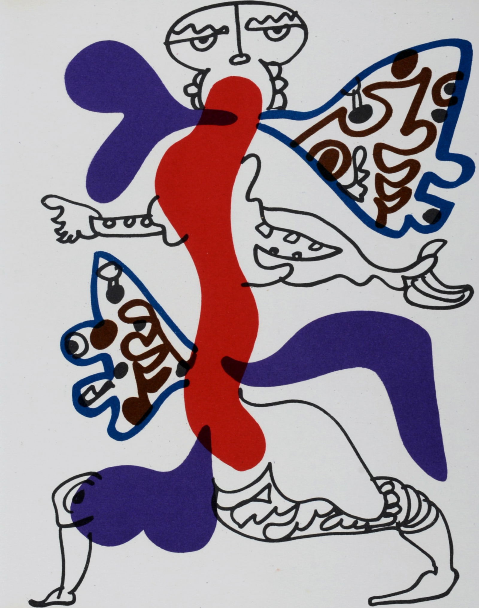 Charles Lapicque - Apocalypse, 1974: Charles Lapicque (1898-1988) Apocalypse, 1974 Original lithograph in colors on wove paper. Dimensions: + Size of the sheet: 31 x 24 cm / 12.2 x 9,4 in. Published by Editions XXe Siecle, Paris. Printed