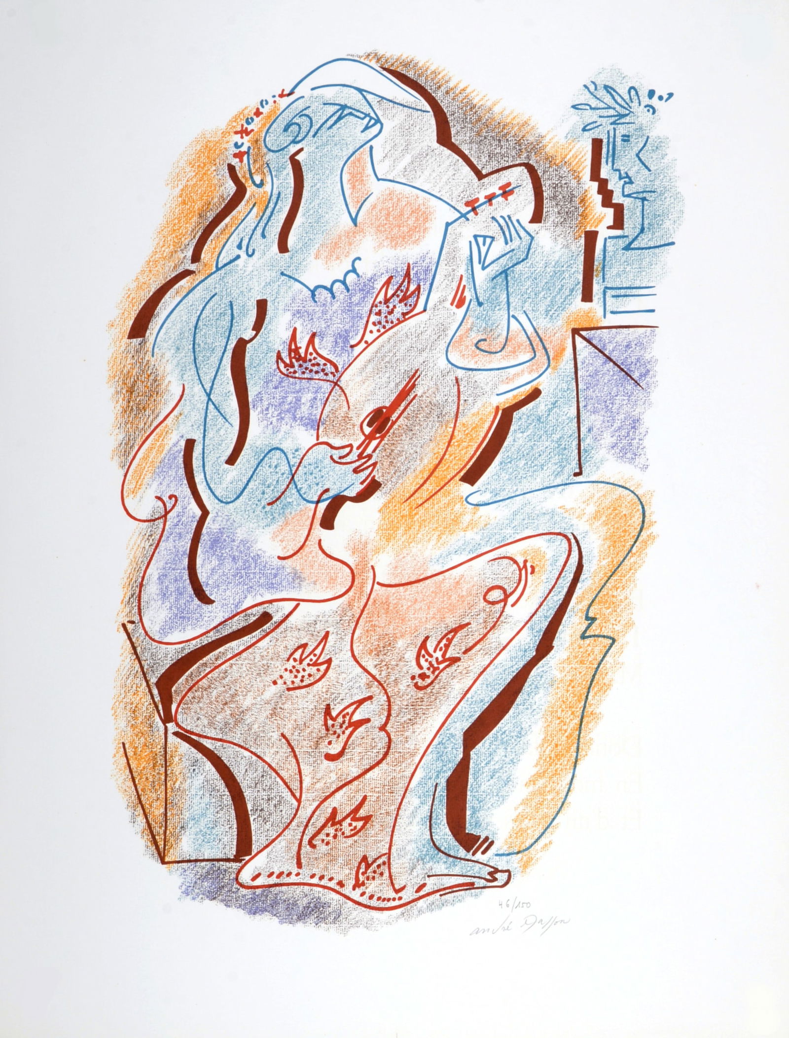 Masson - Sonnet de Louise Labe #5, 1972 (1 of 6)