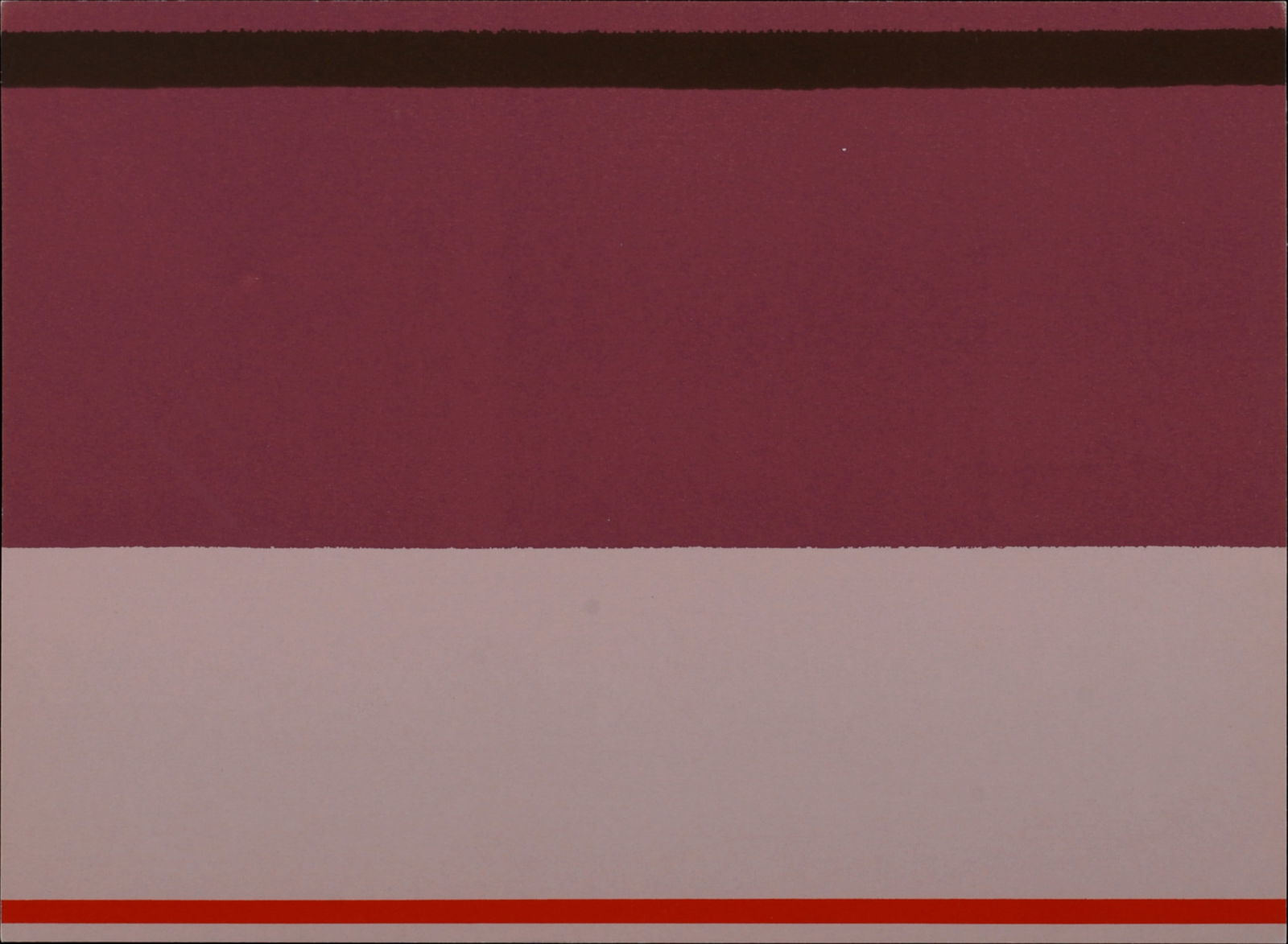 Noland Abstract Composition, 1973 Hand-numbered (1 of 5)