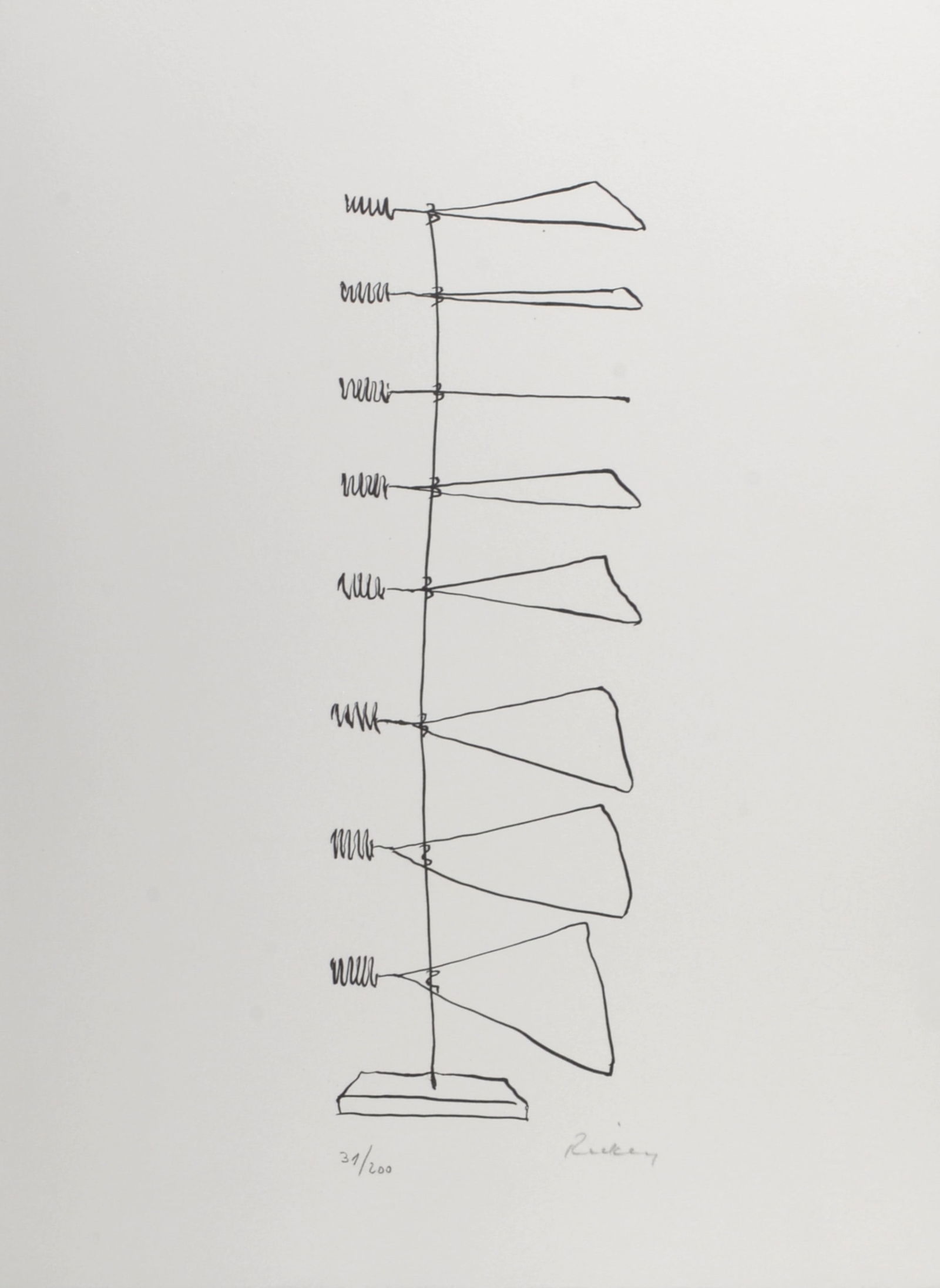 Rickey George - Geometric Abstraction, 1974 (1 of 5)