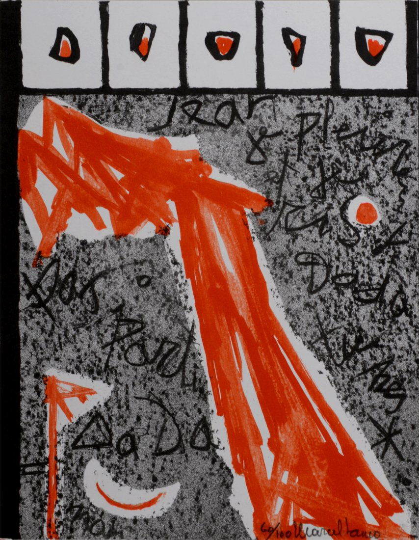 Janco Je pleure et je ris Dada, 1967 Handsigned (1 of 5)