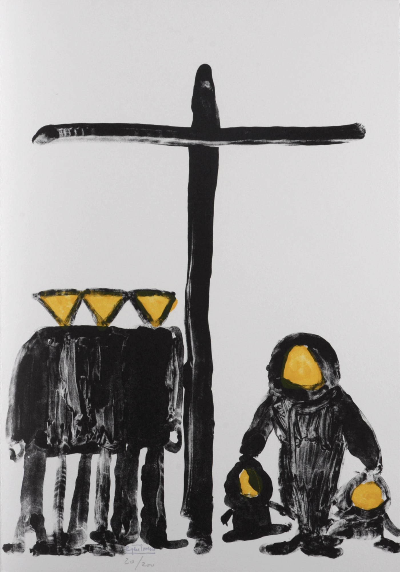 Eugene Ionesco - Laissez faire , 1987 - Hand-signed (1 of 5)