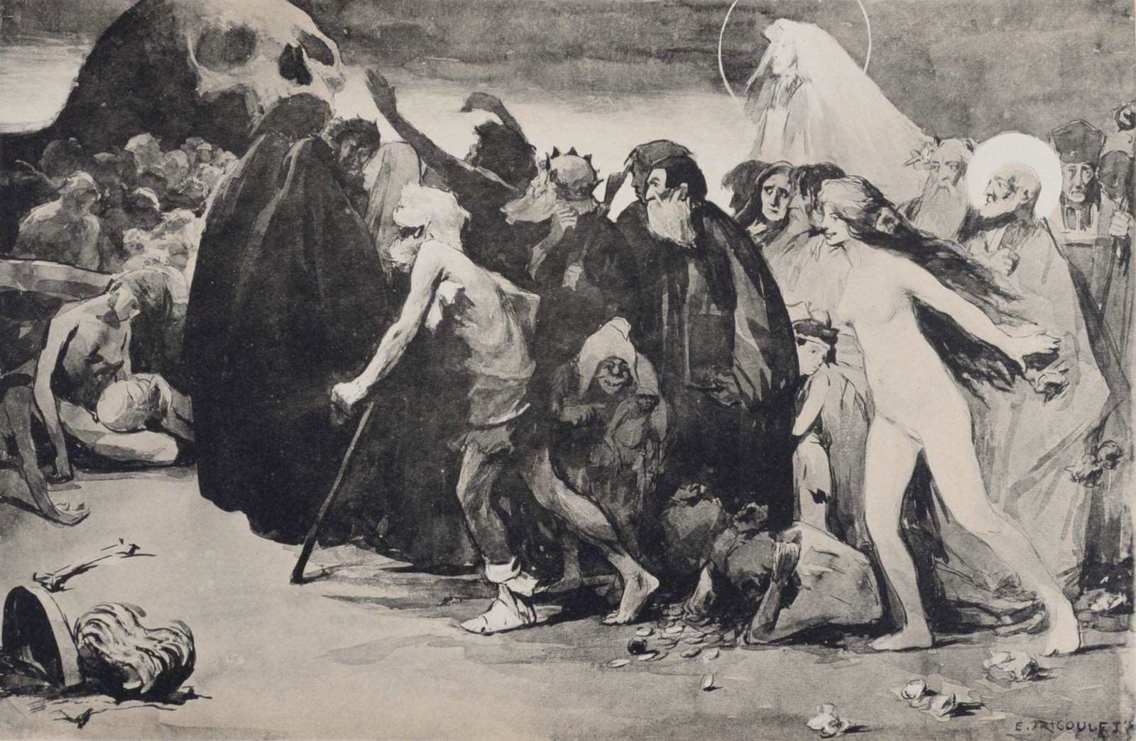 Eugene Trigoulet - Le Chemin de la Mort, 1899 (1 of 6)