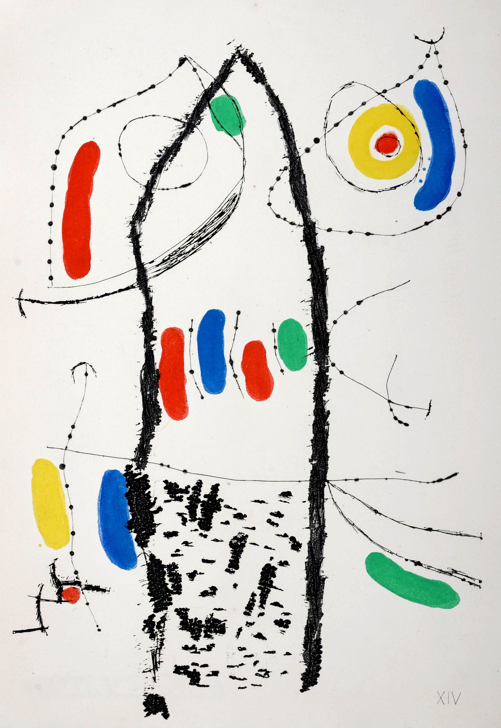 Joan Miro - Le Courtisan grotesque XIV, 1974 (1 of 6)
