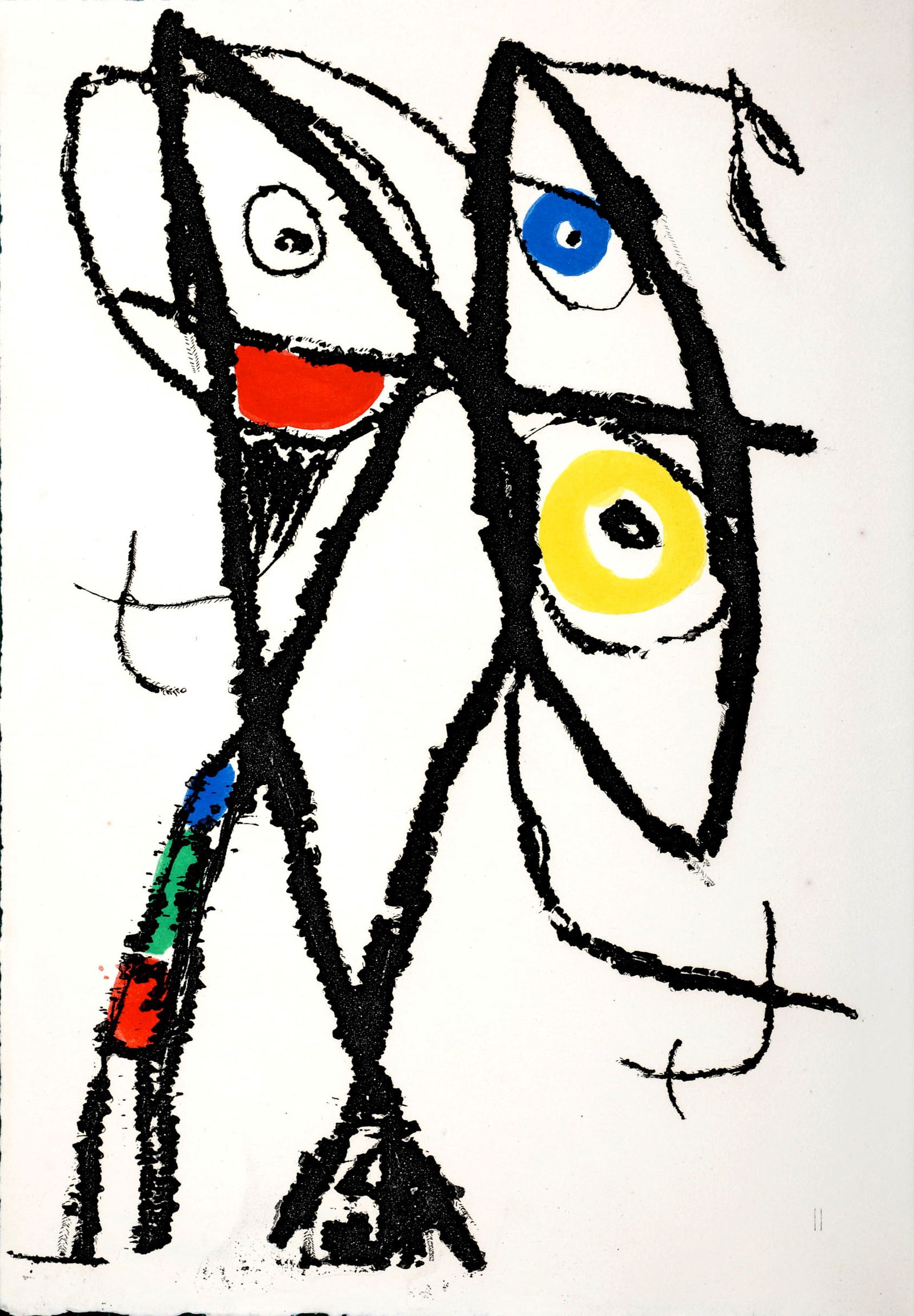 Joan Miro - Le Courtisan grotesque II, 1974 (1 of 6)