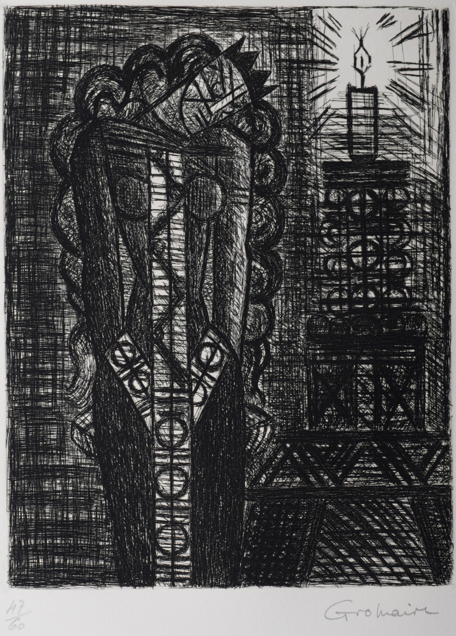 Marcel Gromaire - Macbeth : Folie de la Reine, 1958 (1 of 4)