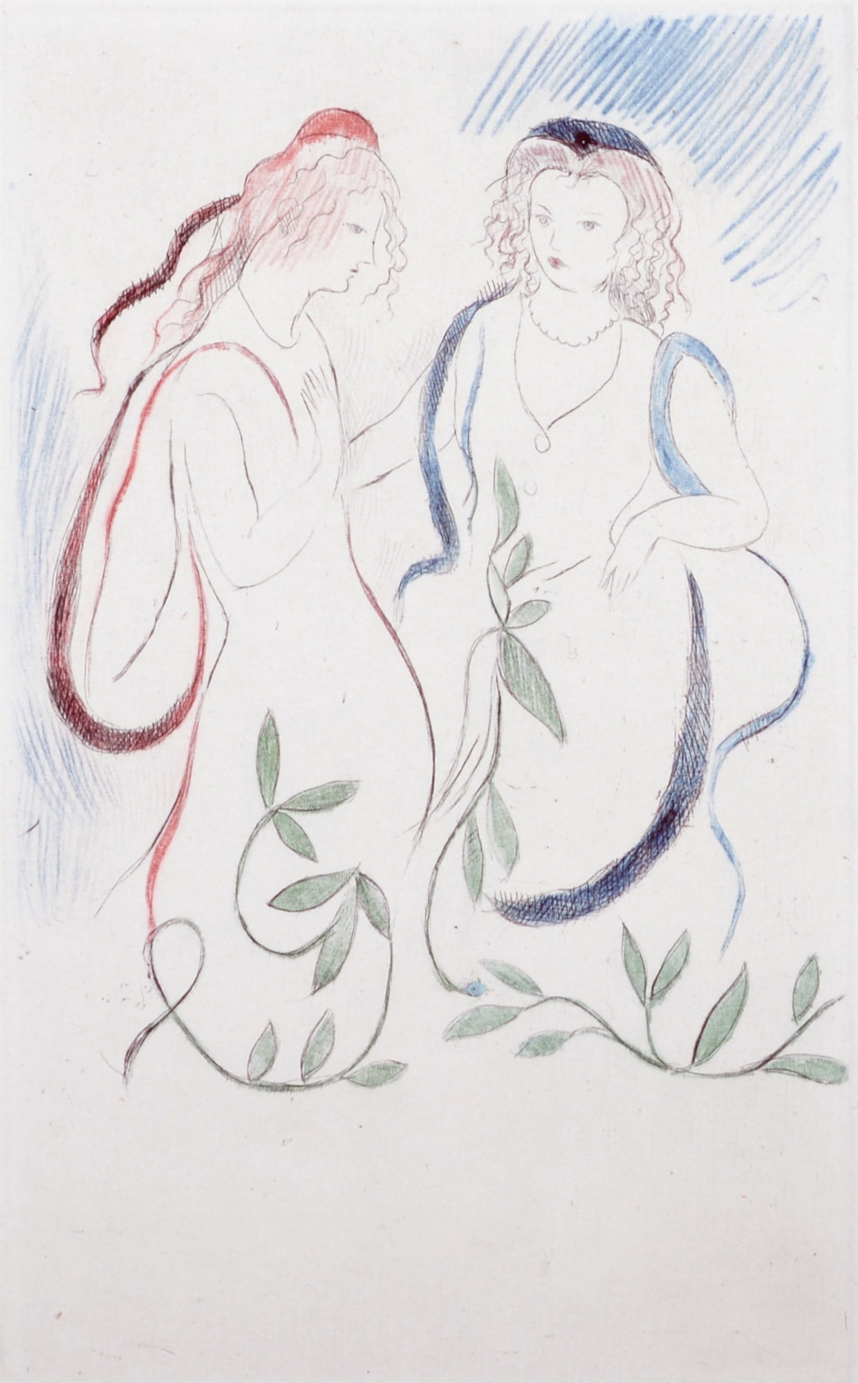 Marie Laurencin - Madame de Cleves et Madame La Dauphine, 1947 (1 of 5)