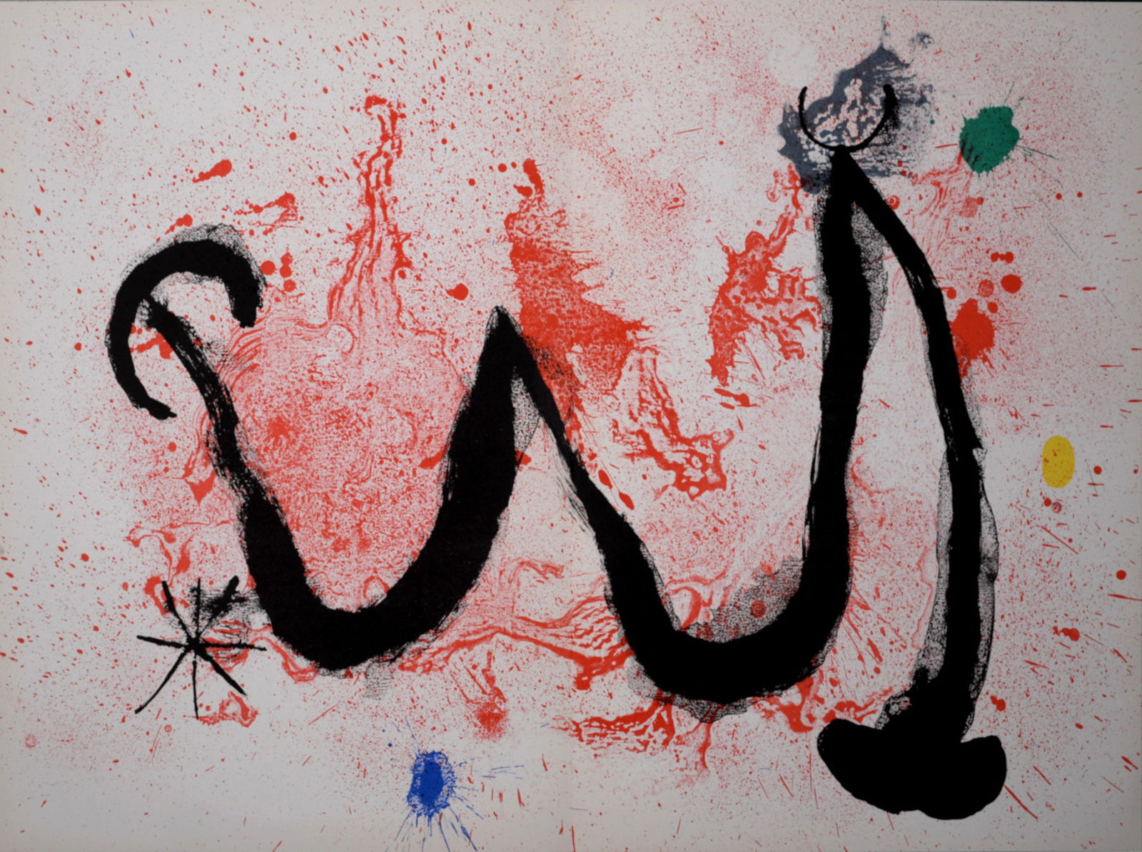 Joan Miro - Abstract composition, 1963 (1 of 5)