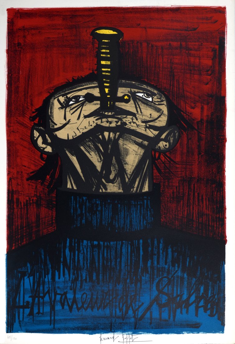Bernard Buffet  - L'Avaleur de sabre, 1968 - Hand-signed (1 of 7)