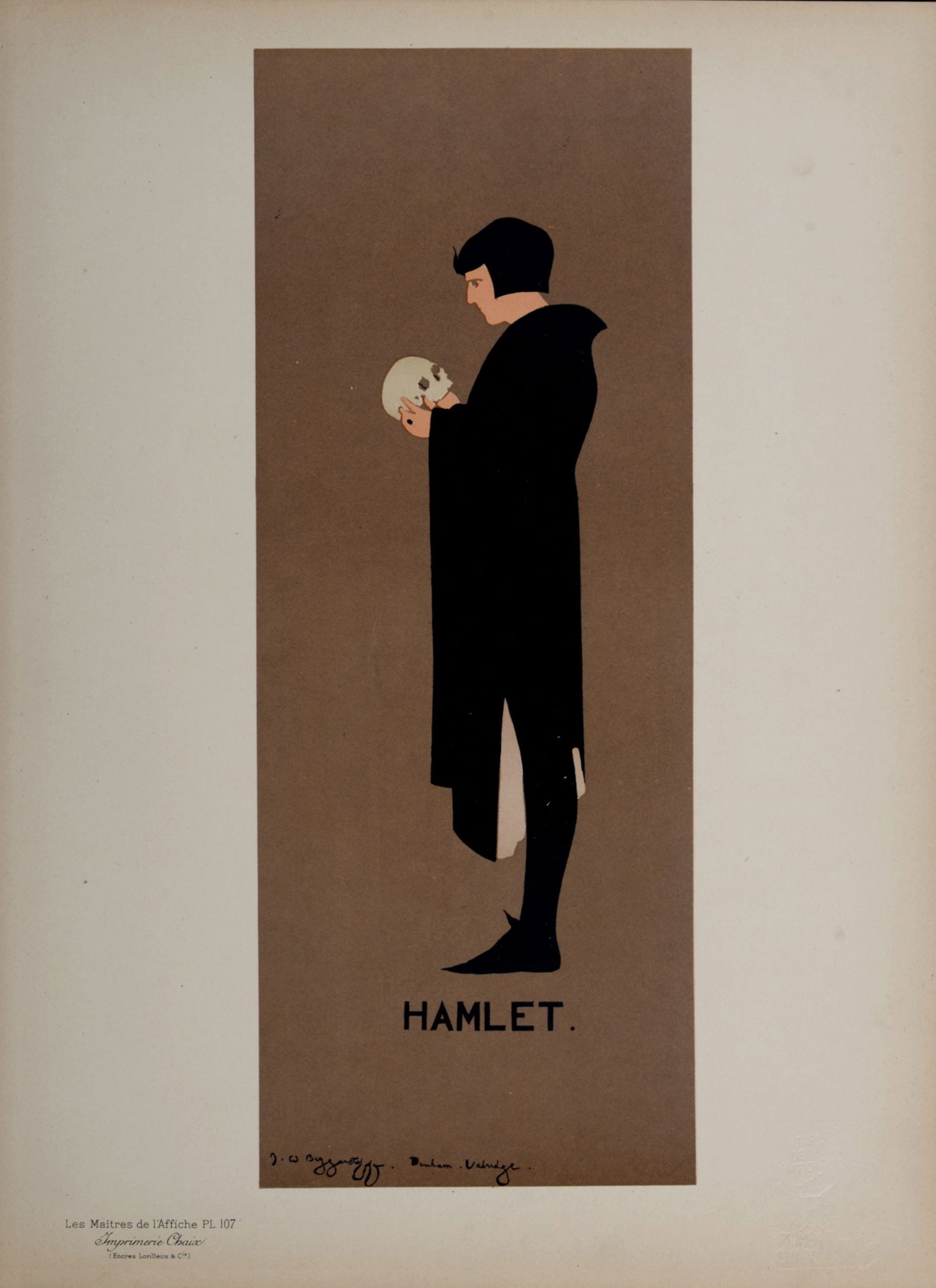 Beggarstaff - Les Maitres de l’Affiche : Hamlet, 1898 (1 of 7)