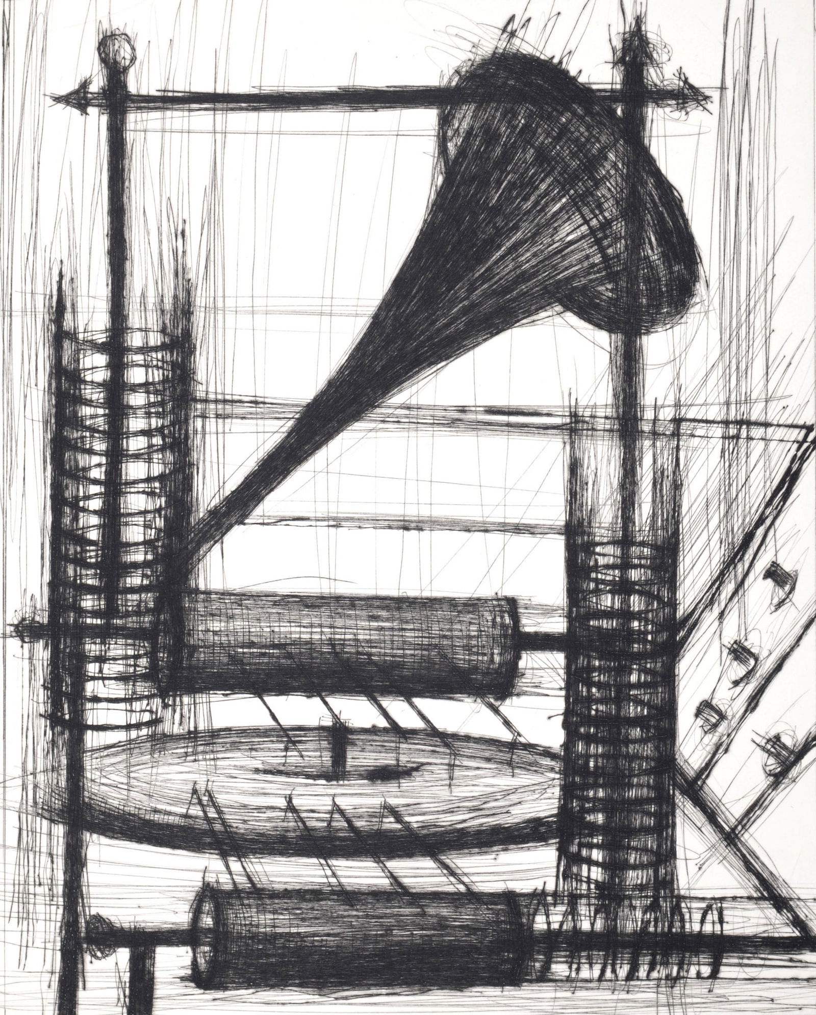 Bernard Buffet - Voyages fantastiques de Cyrano de Bergerac, 1958 (1 of 5)