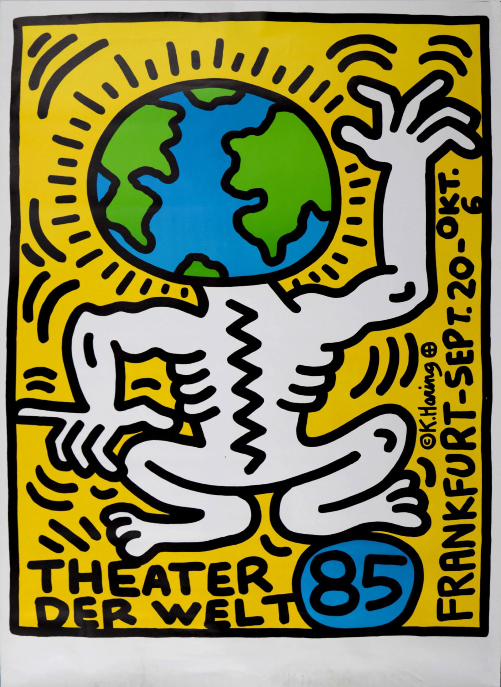 Keith Haring - Theatre Der Welt, 1985 (1 of 6)