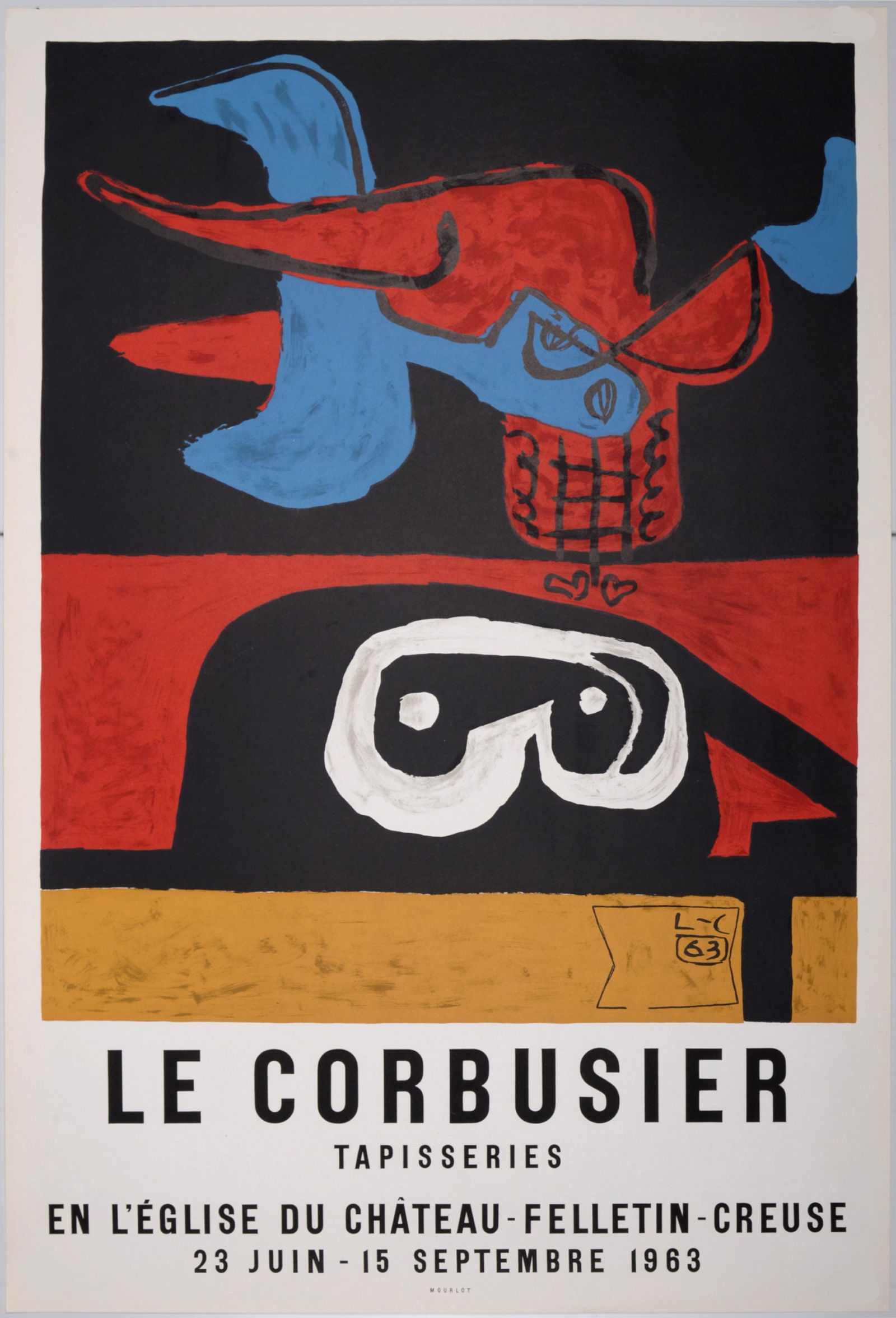 Le Corbusier - Tapisseries (en l'eglise de Chateau-Felletin-Creuse), 1963 (1 of 7)