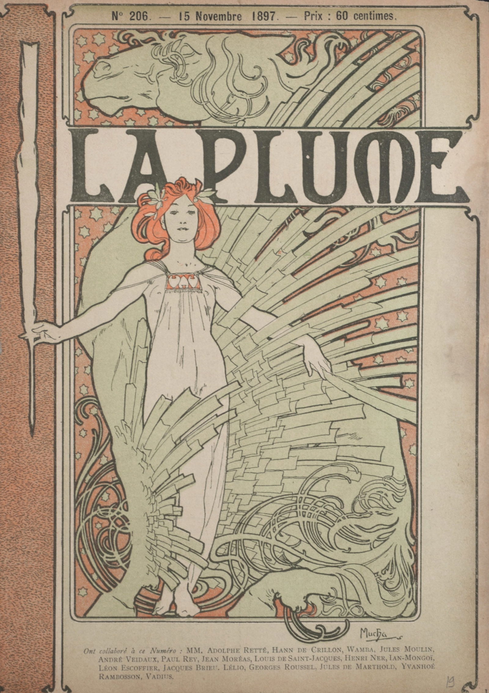Alphonse Mucha - La Plume, c. 1897-1900 (1 of 5)