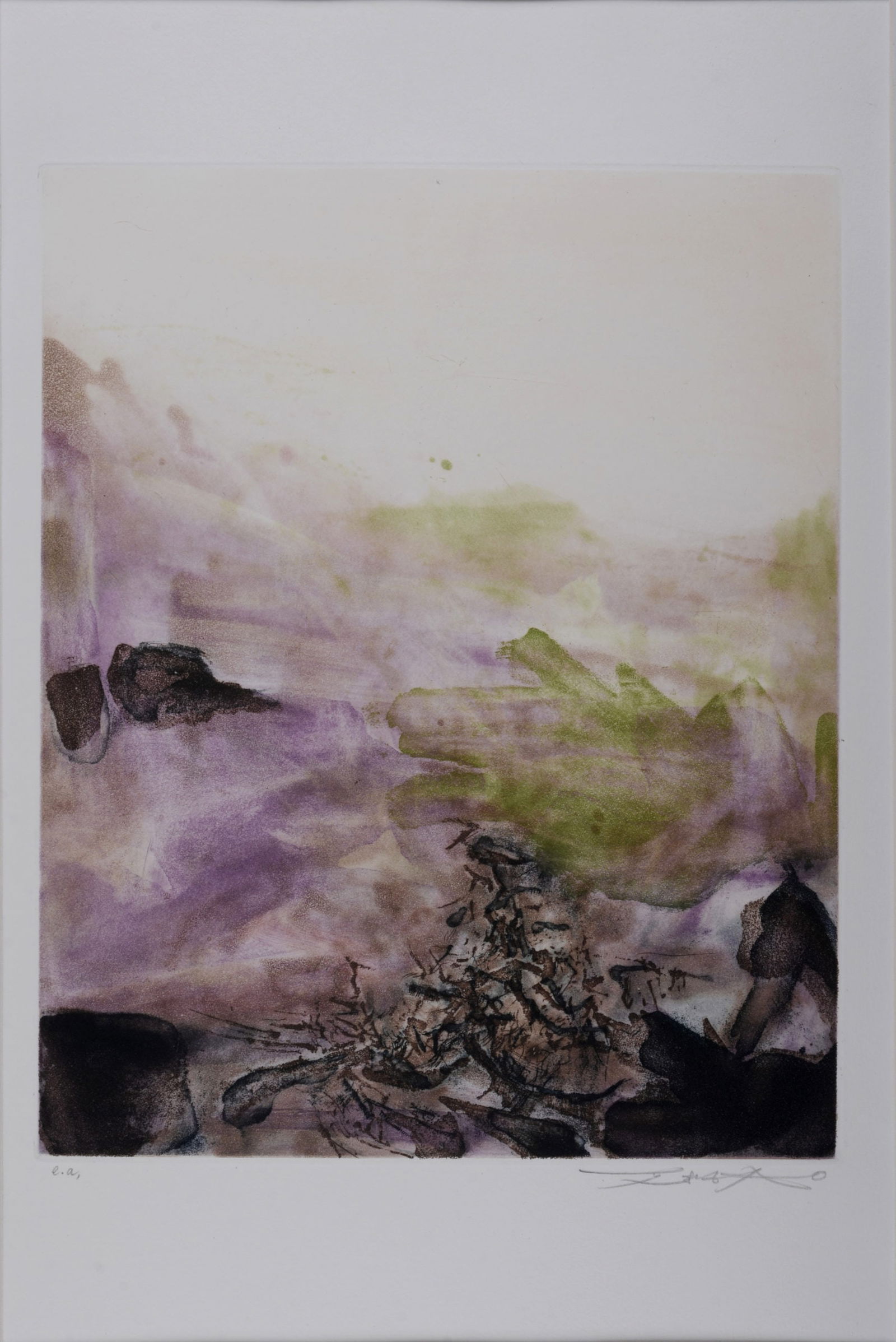 Zao Wou-Ki - Canto Pisan (Plate 5), 1972 (1 of 5)