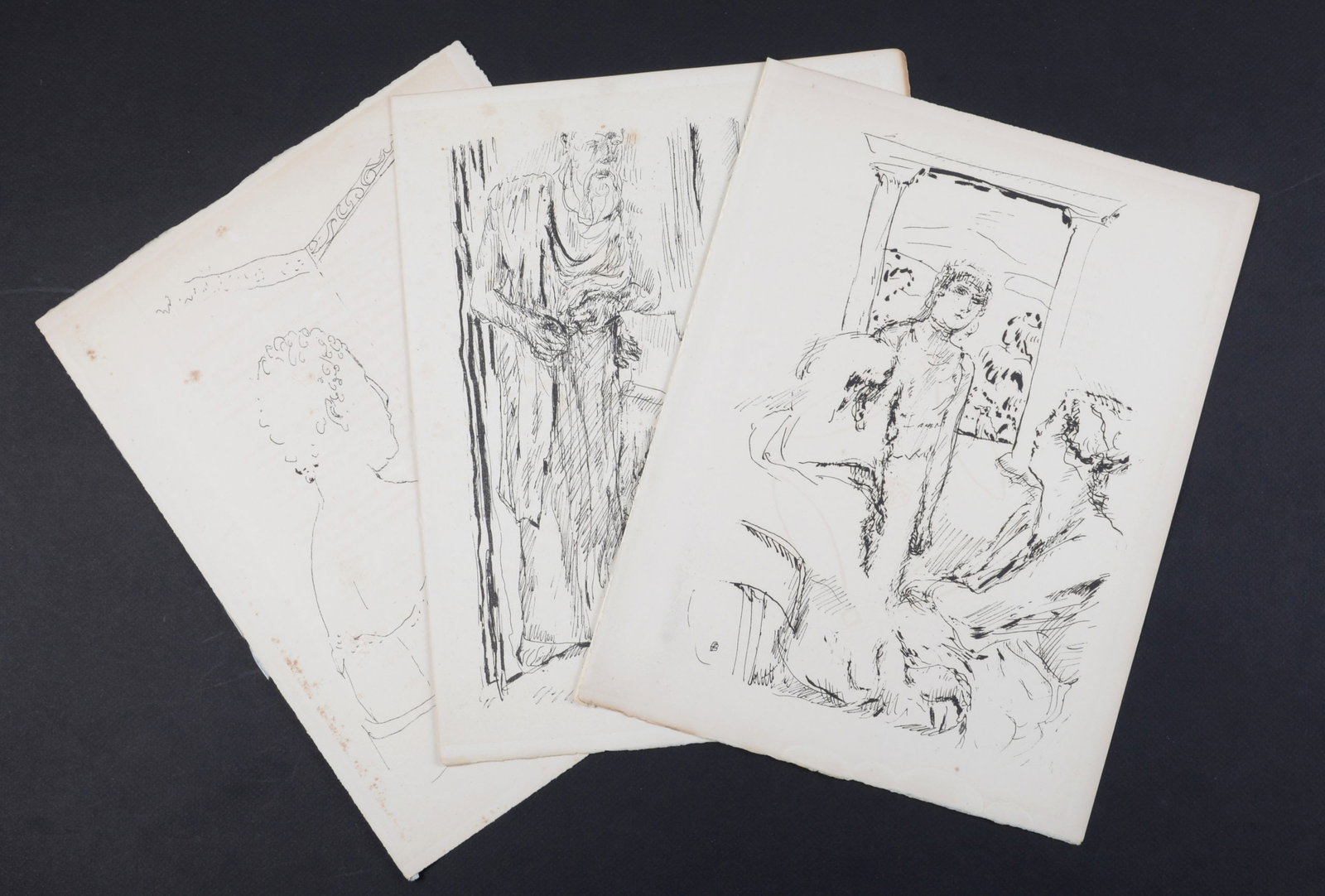 Pierre Bonnard - La Vie de Sainte Monique #2, 1930 - Set of 3 lithographs (1 of 6)