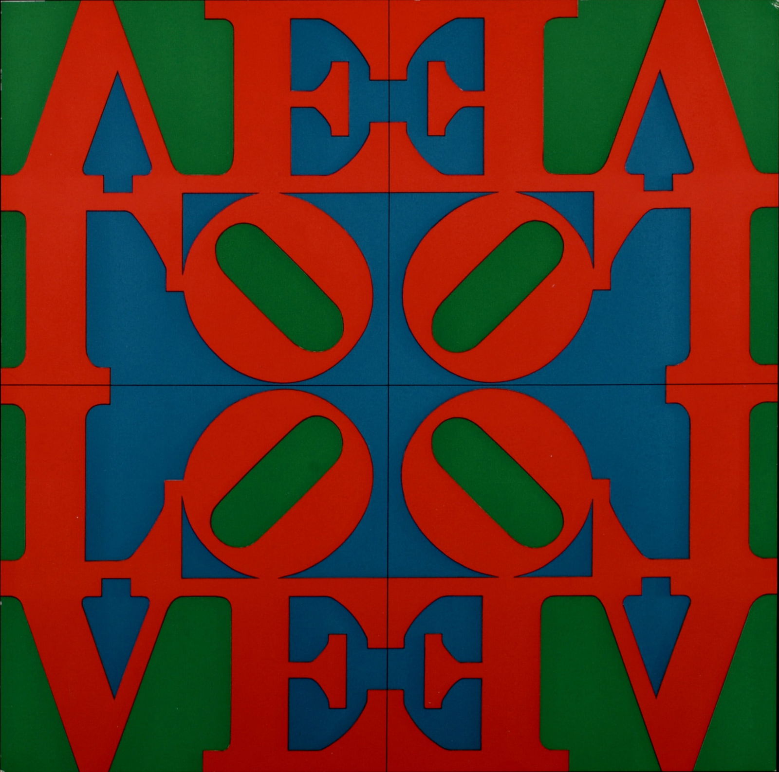 Robert Indiana - Love Wall, 1967 - Very scarce! (1 of 5)