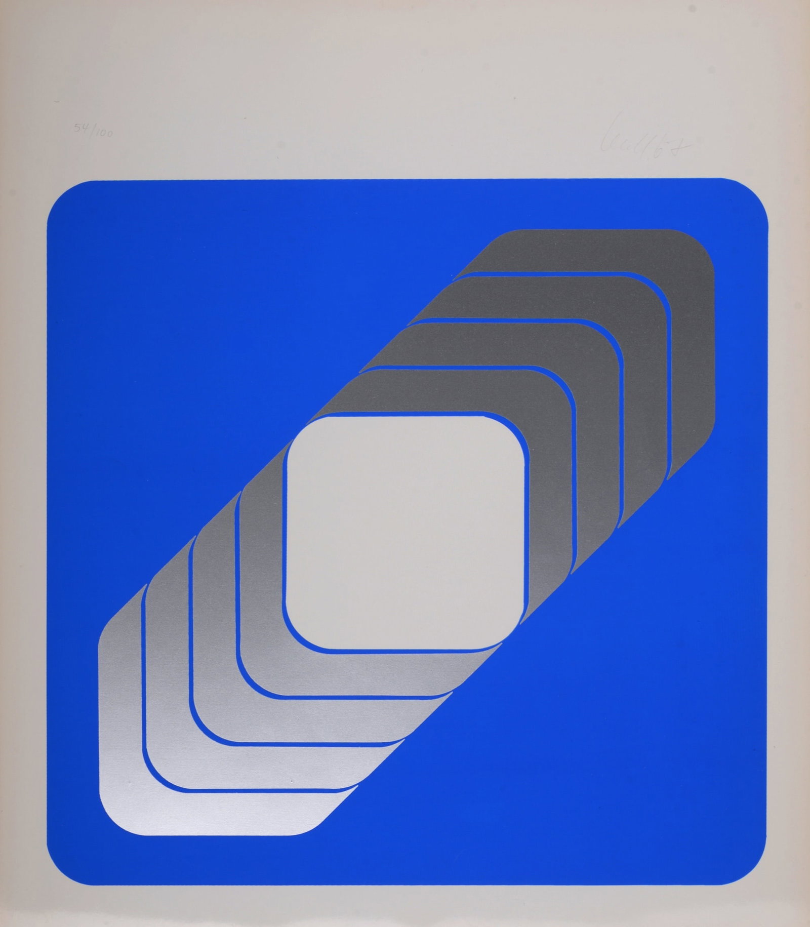 Thomas Lenk - Composition, 1967 - Hand-signed (1 of 5)