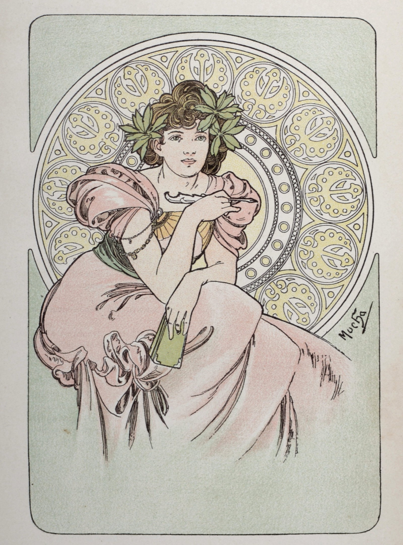 Mucha - Dictionnaire des Arts Decoratifs, 1902 - PLATE 11 (1 of 5)
