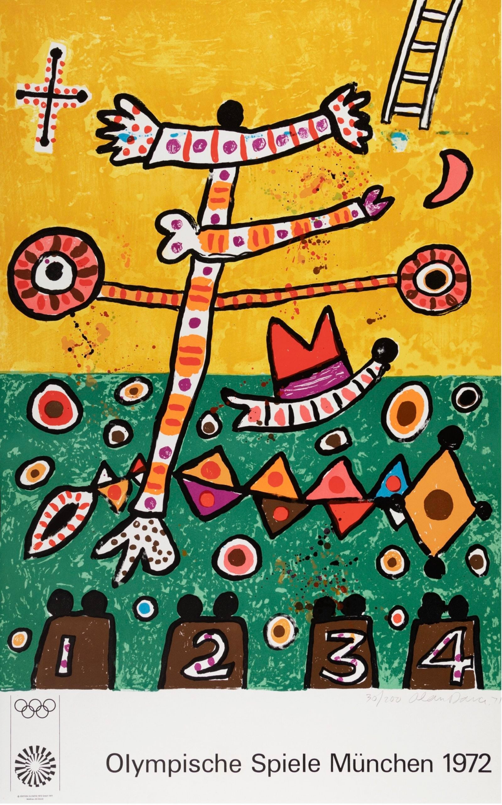 Alan Davie (1920-2014) - Untitled, from the Munich Olympics Portfolio, 1971 (1 of 7)