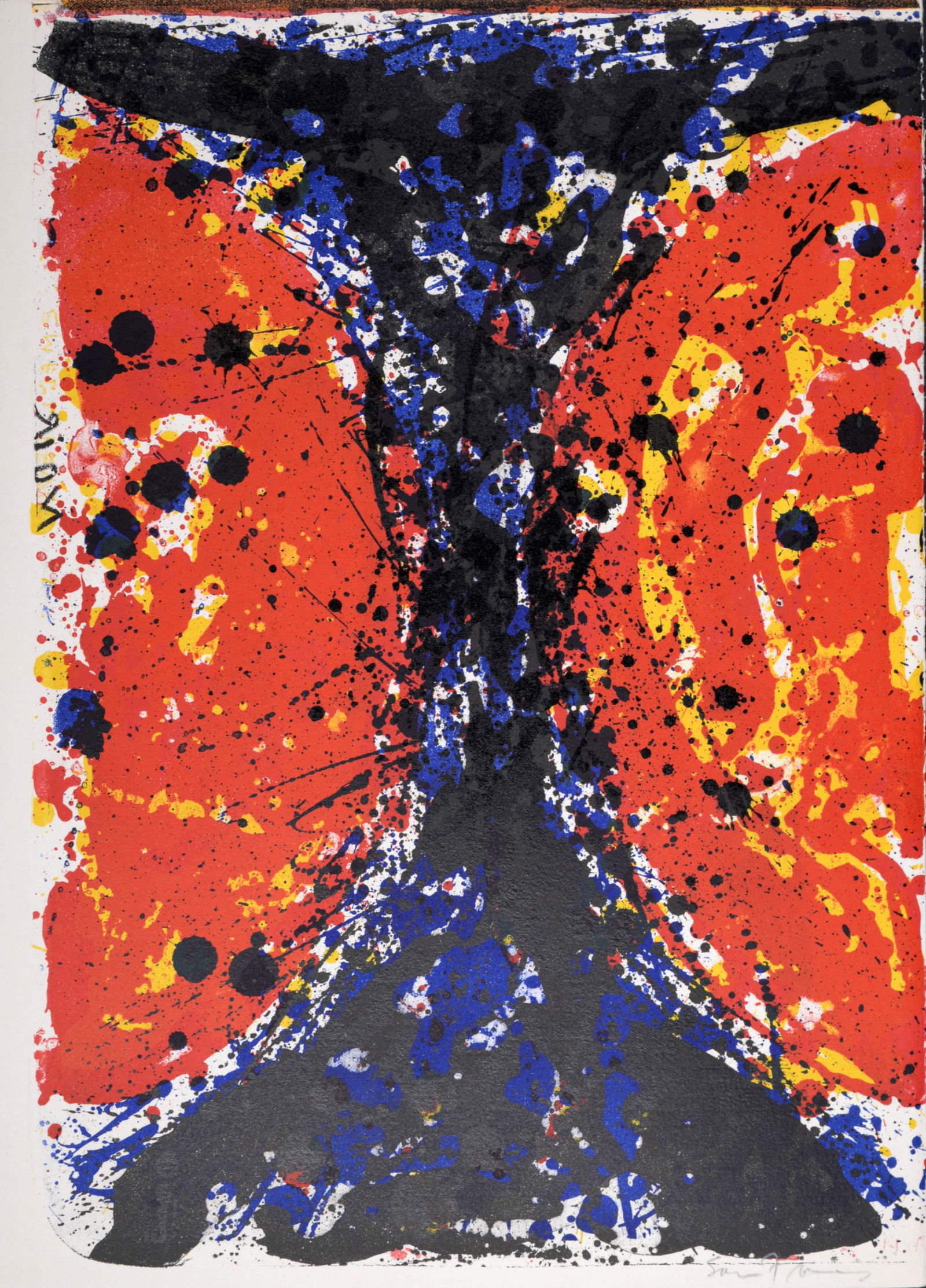 Sam Francis - Uncle Sam, 1964 - Hand-signed! (1 of 8)