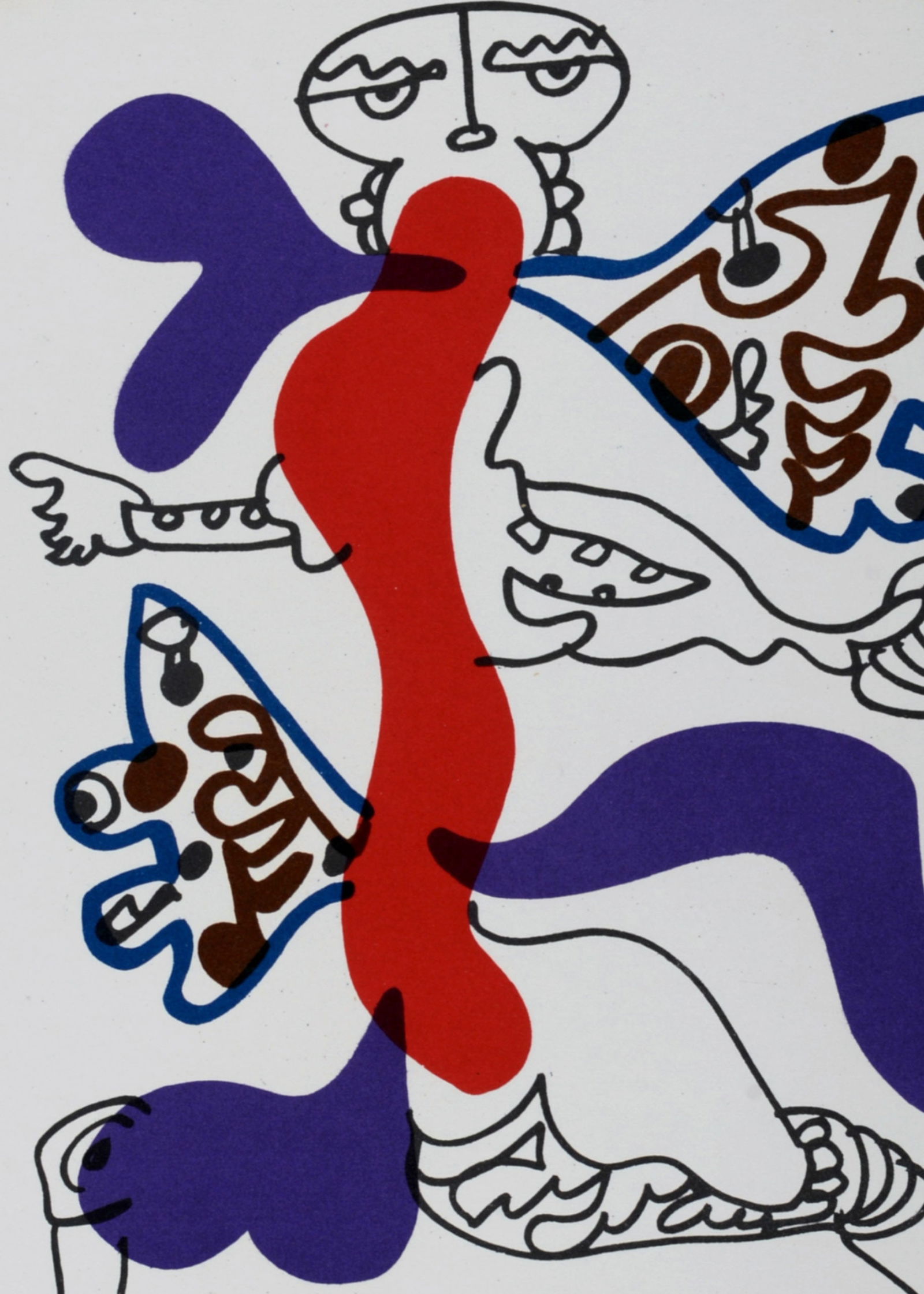 Charles Lapicque - Apocalypse, 1974: Charles Lapicque (1898-1988)Apocalypse, 1974 Original lithograph in colors on wove paper.Dimensions :+ Size of the sheet : 31 x 24 cm / 12.2 x 9,4 in.Published by Editions XXe Siecle, Paris.Printed by