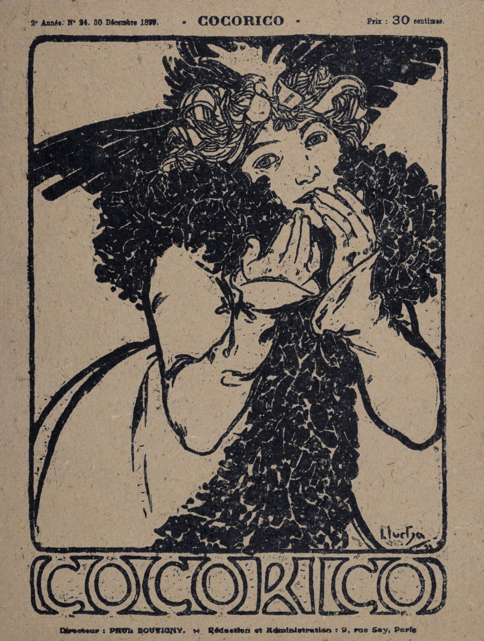 Alphonse Mucha - Cocorico #2, 1899 (1 of 5)