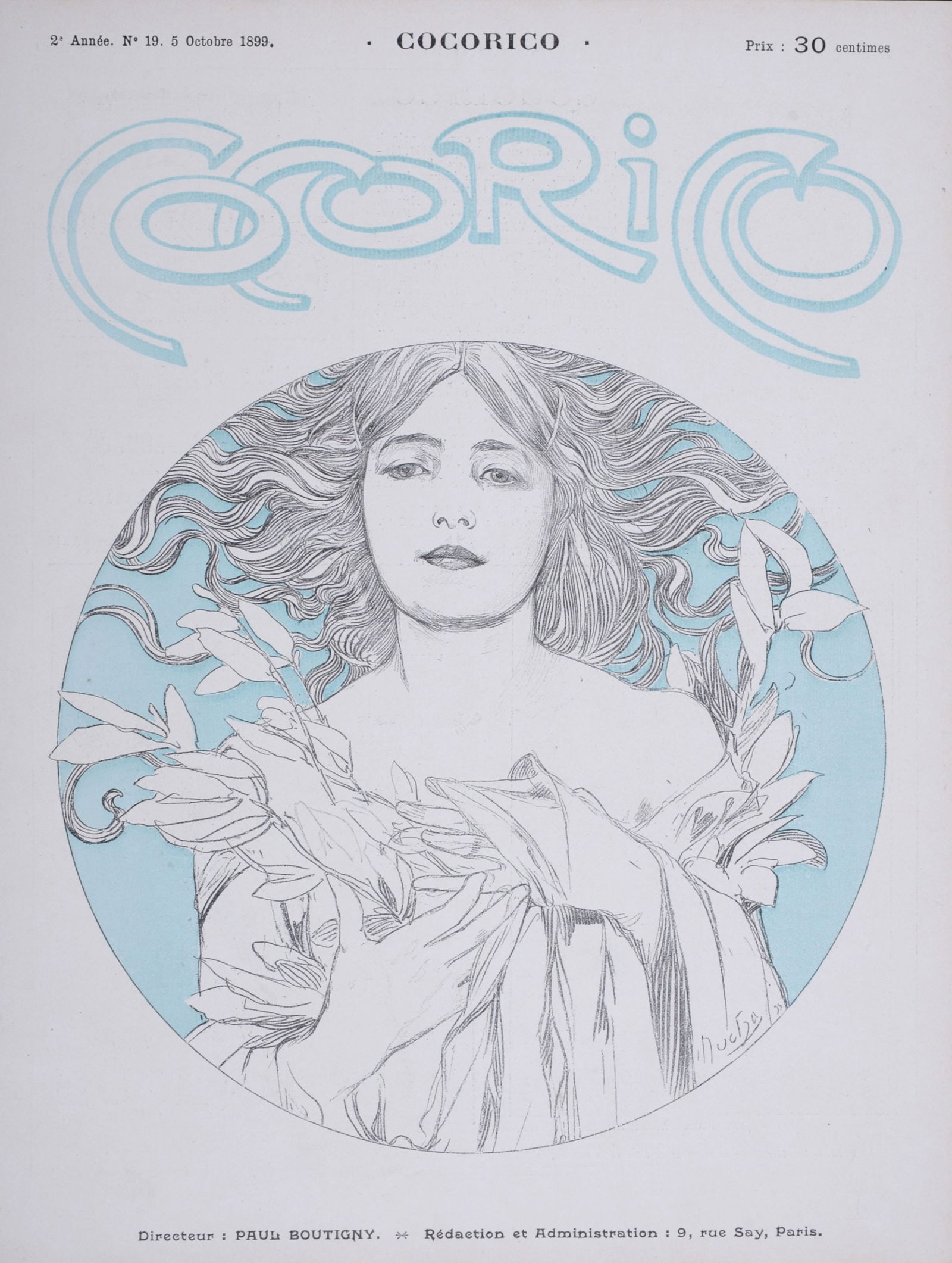 Alphonse Mucha - Cocorico, 1899 (1 of 5)