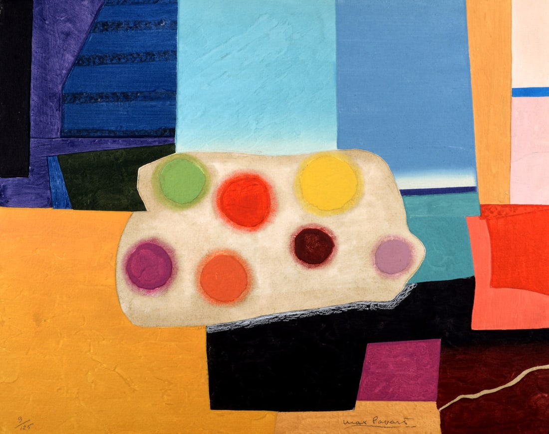 Max Papart : Estival, 1990 - Hand-signed (1 of 6)