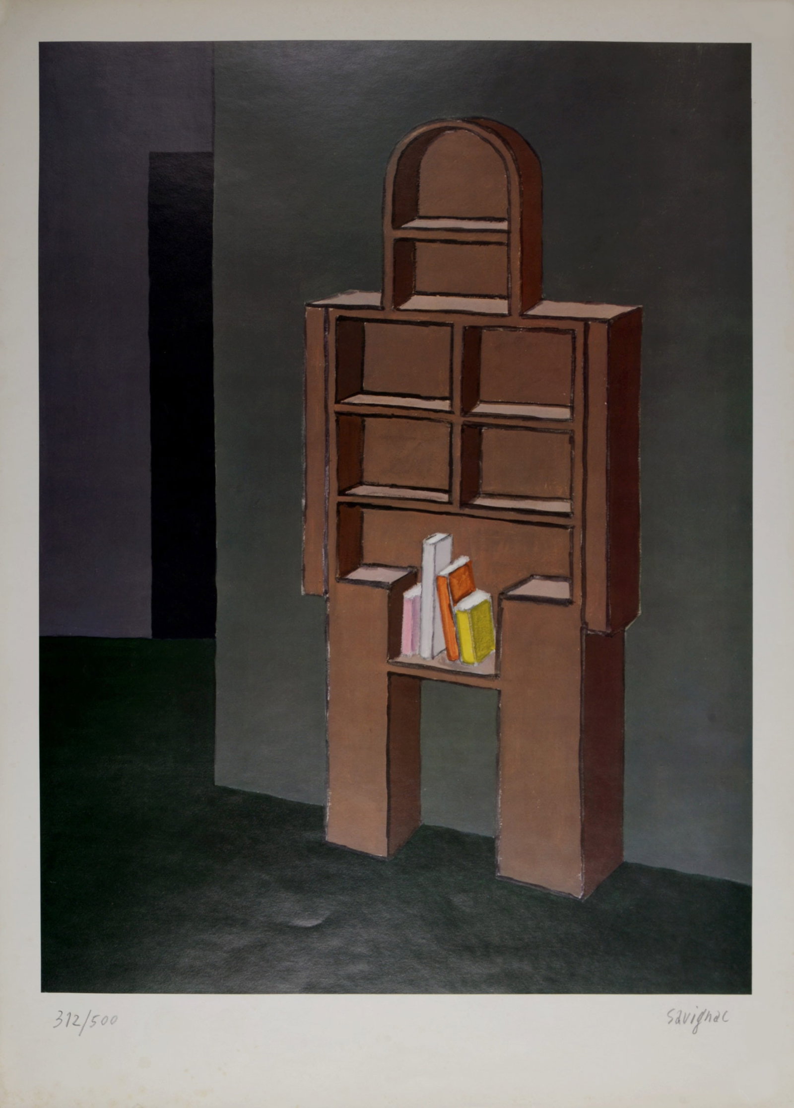 Raymond Savignac - Bibliosex, 1971: Raymond Savignac (1907-2002) Bibliosex, 1971 Offset lithograph on vellum paper Hand-signed in pencil lower right margin. Numbered in pencil 312/500 lower left margin. Dimensions: + Size of the sheet: 