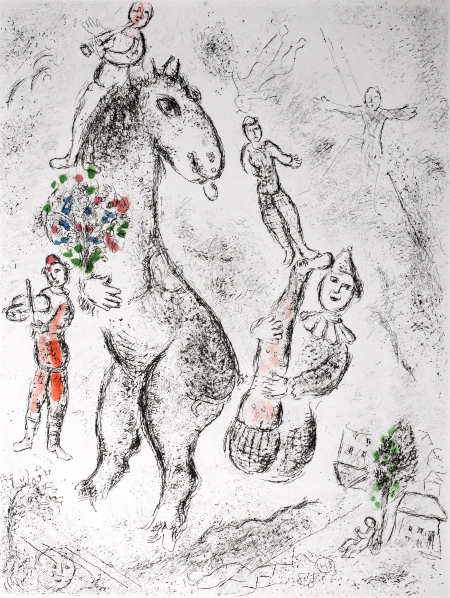 Marc Chagall - Celui qui dit les choses sans rien dire, 1976 - IV (1 of 5)