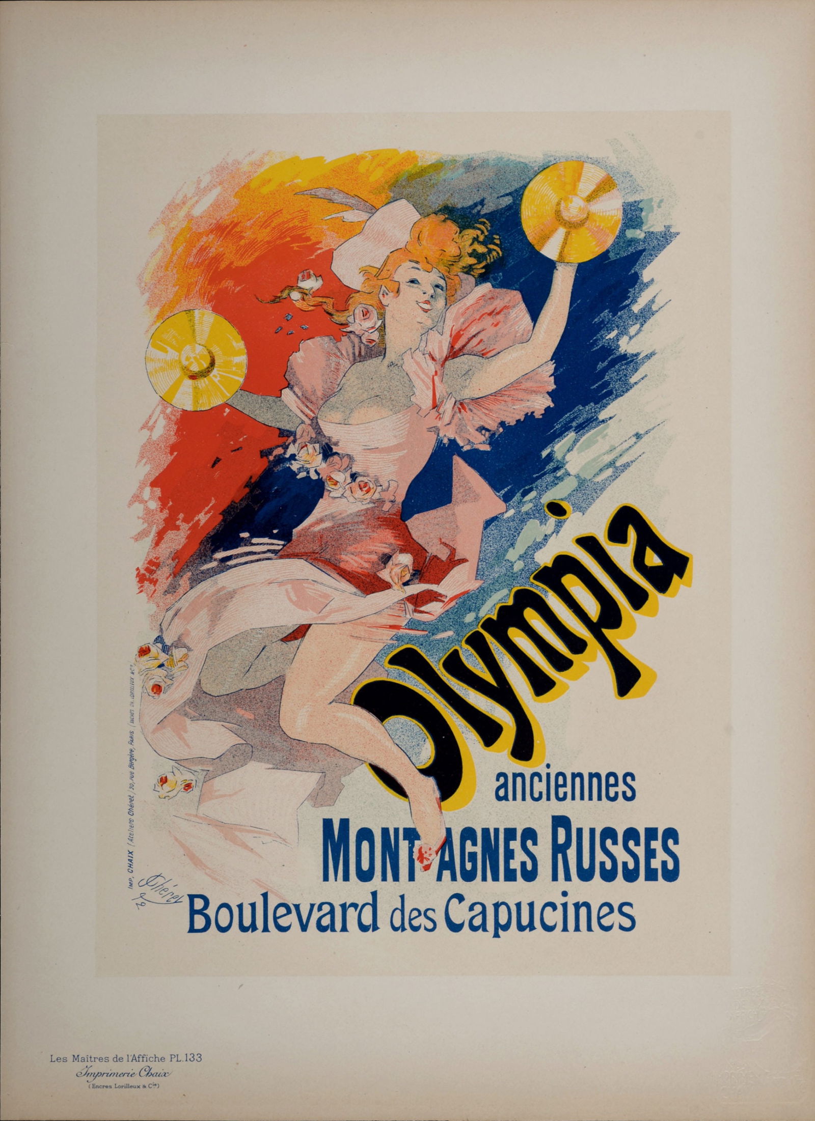 Jules Cheret - Les Maitres de l’Affiche : Olympia, 1898 (1 of 6)