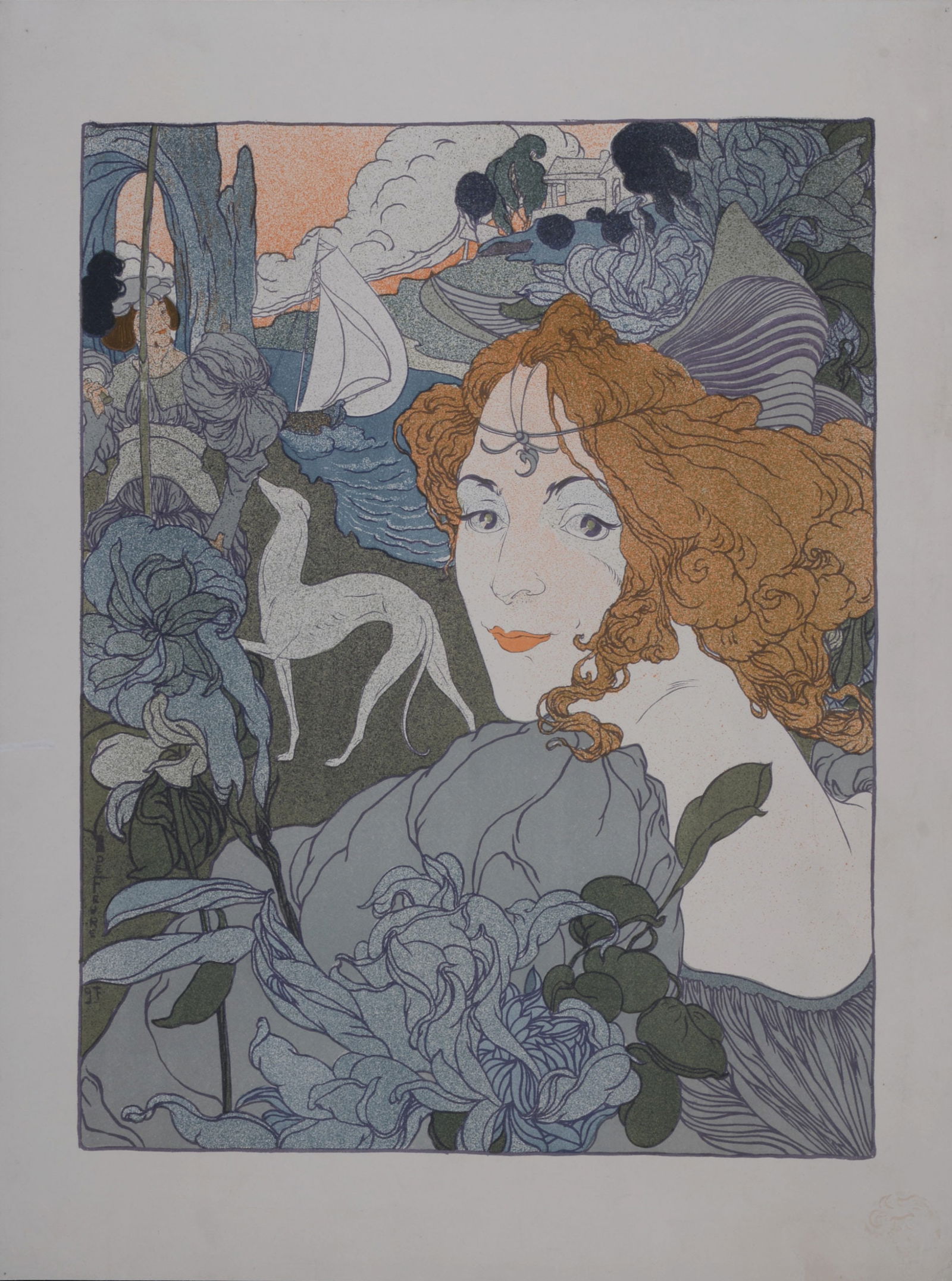 Georges de Feure - Le Retour, circa 1897 (1 of 7)