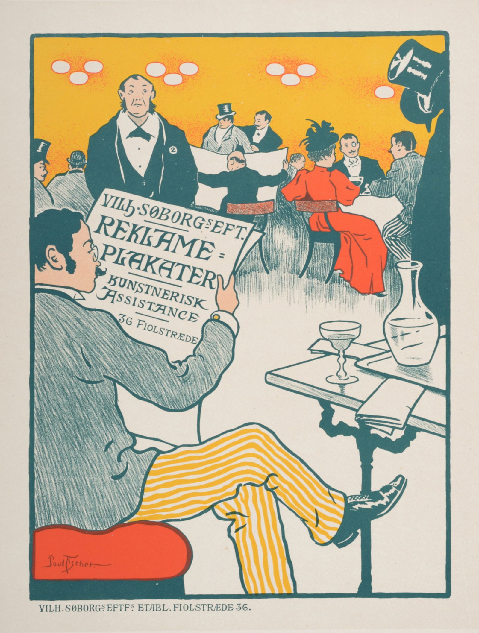Paul Fischer - Les Maitres de l'Affiche : Reklame Plakater, 1897 (1 of 6)