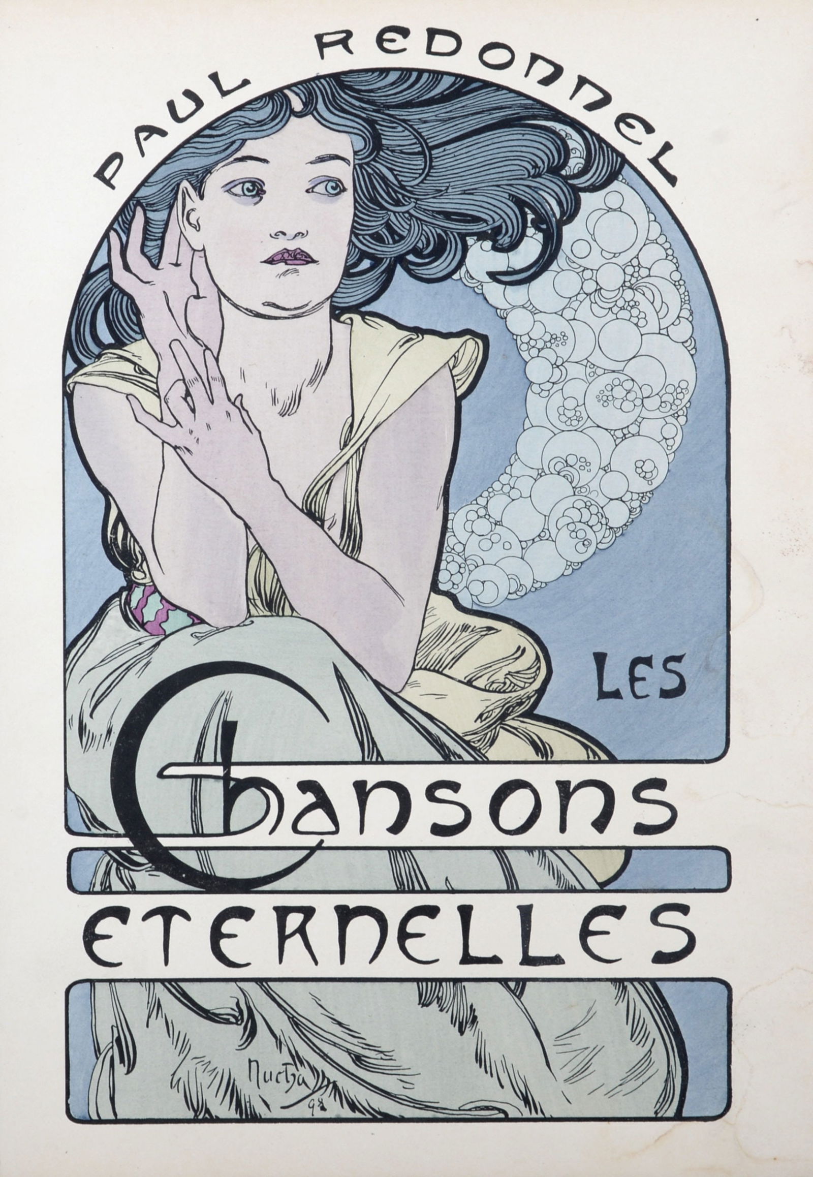 Alphonse Mucha : Chansons Eternelles, 1898 (1 of 5)