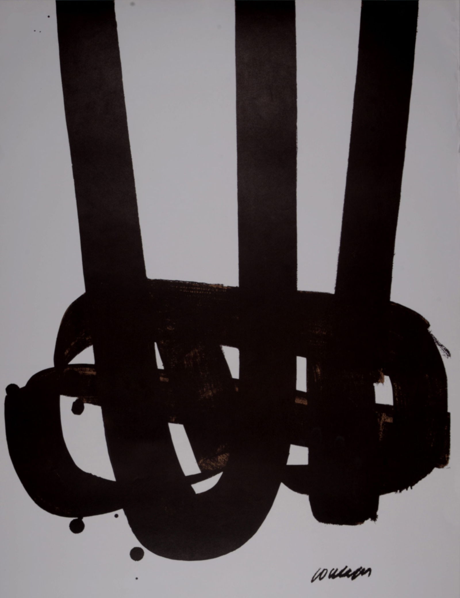 Pierre Soulages - Lithographie n°29, 1970 (German edition) (1 of 3)