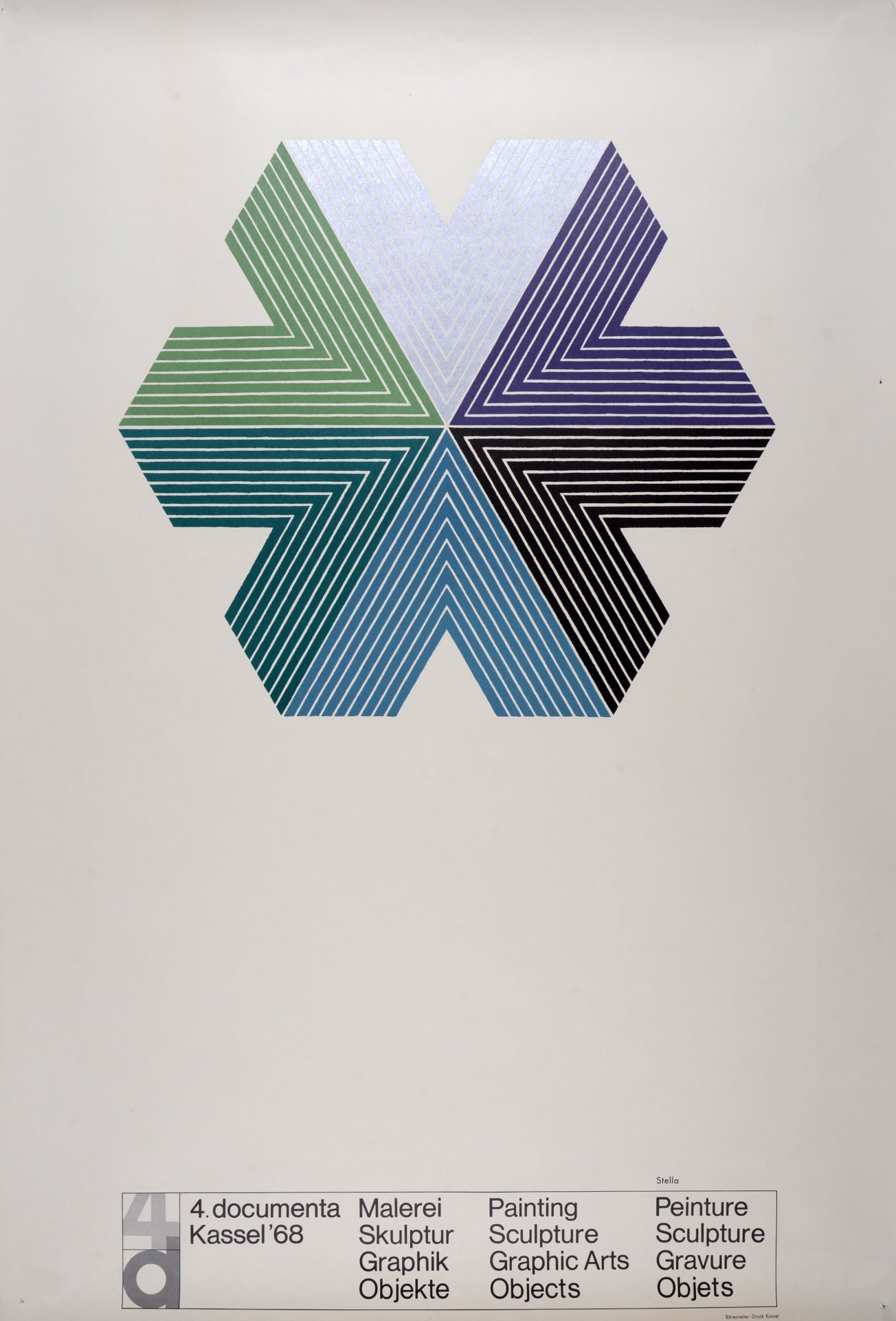 Frank Stella : Star of Persia II, Documenta n° 4, 1967 (1 of 5)